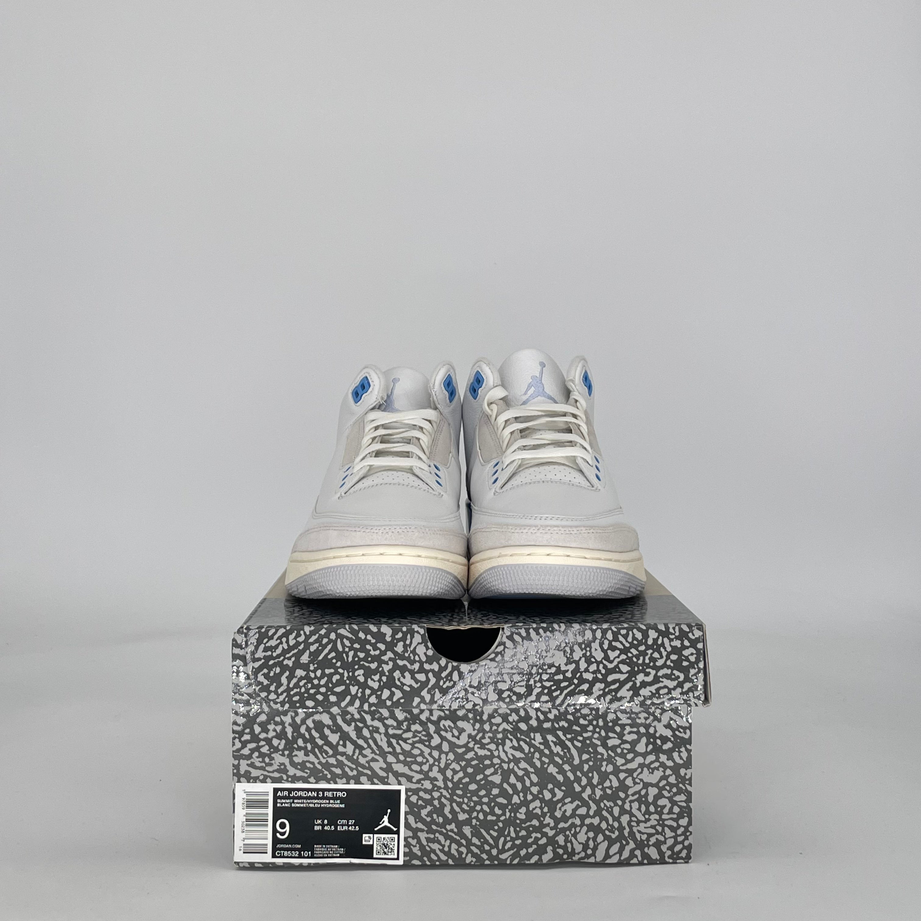 AIR JORDAN 3 LUCKY SHORTS CT8532-101 SIZE 9/10.5W