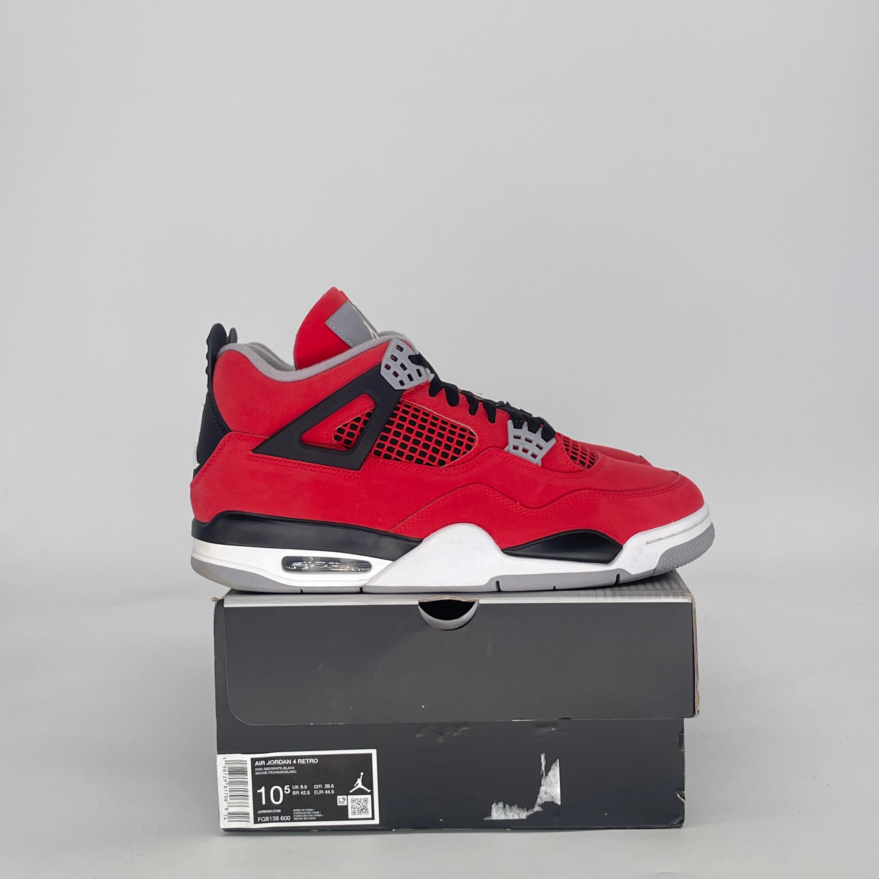 AIR JORDAN 4 TORO BRAVO FQ8138-600 SIZE 10.5/12W