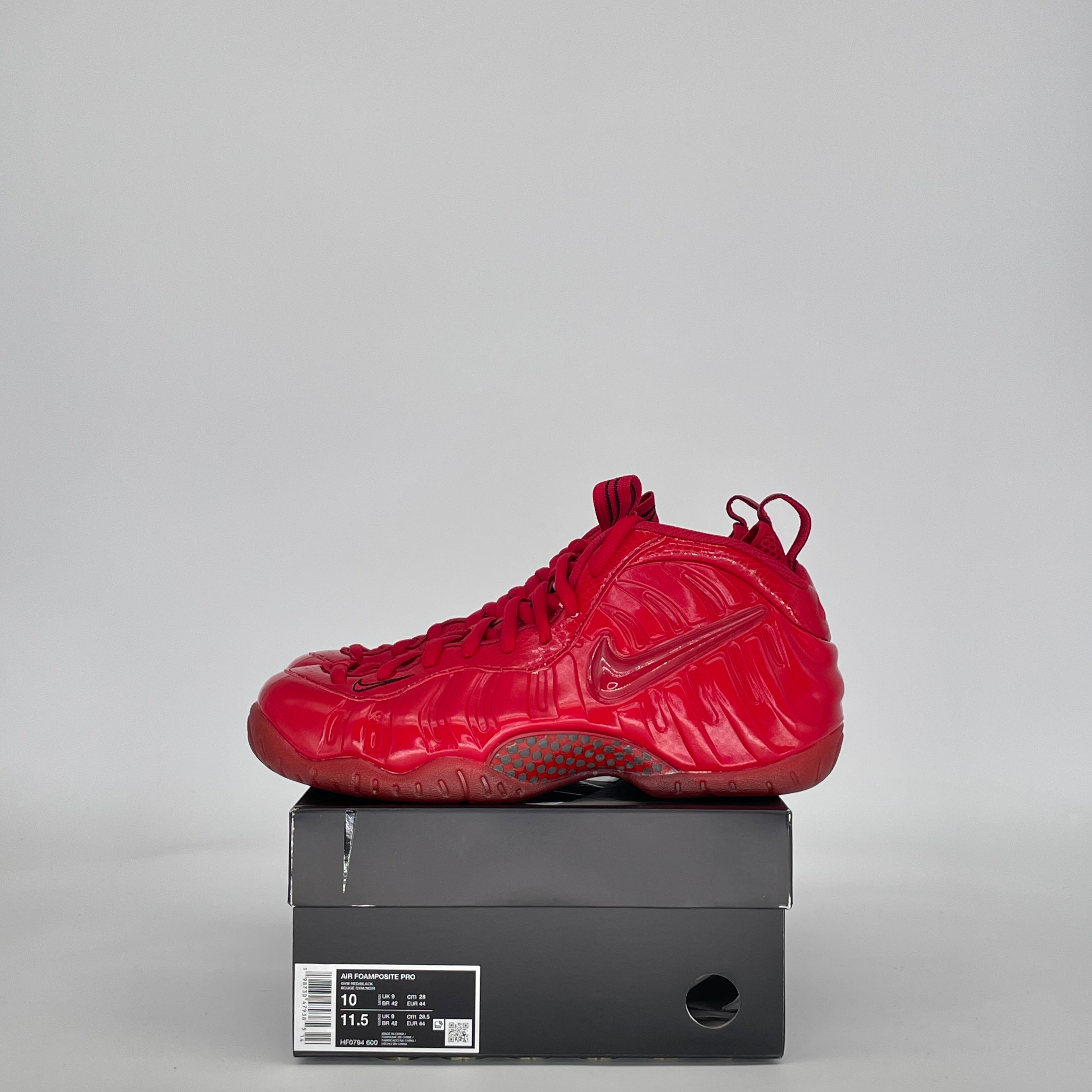 NIKE AIR FOAMPOSITE PRO RED OCTOBER HF0794-600 SIZE 10/11.5W