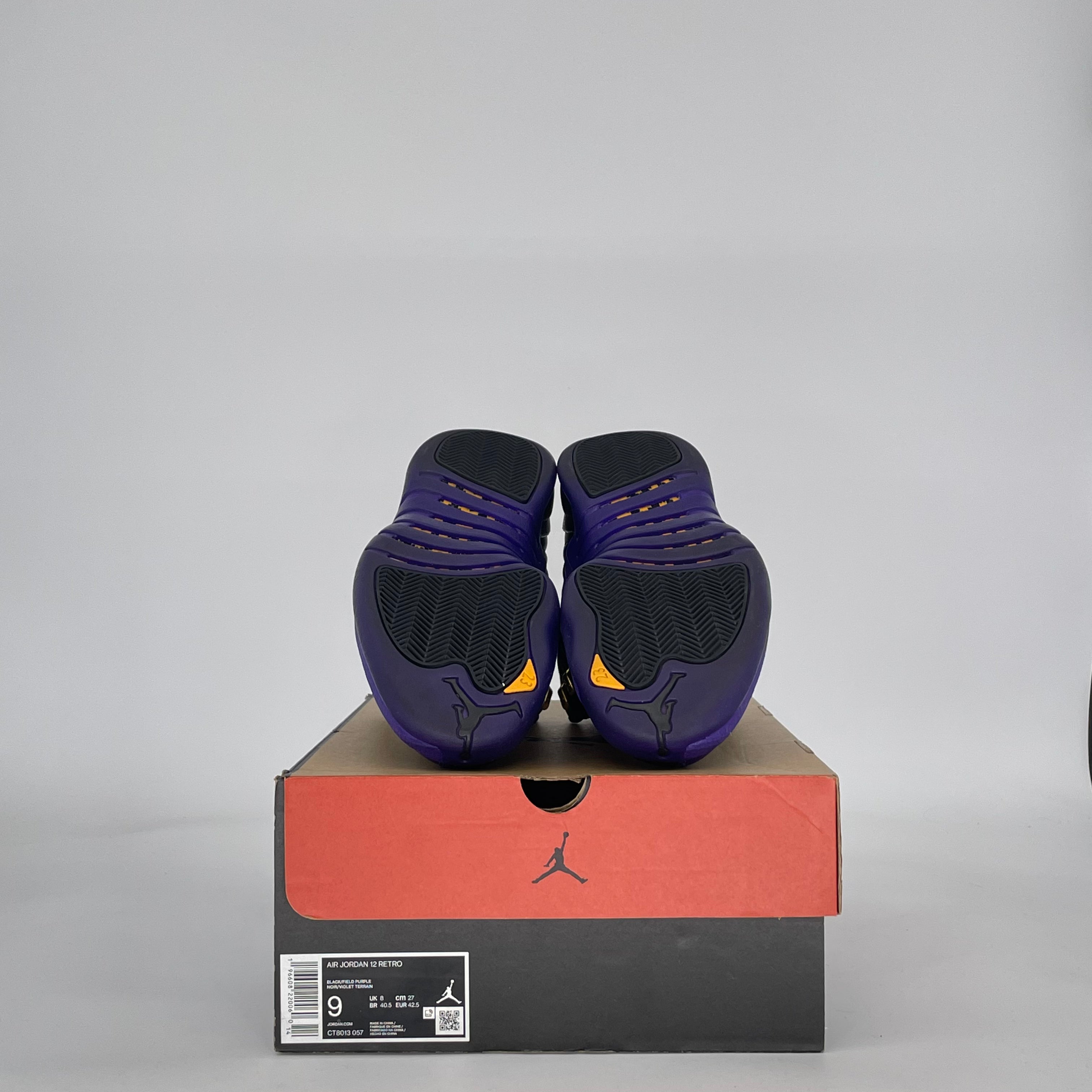 AIR JORDAN 12 FIELD PURPLE CT8013-057 SIZE 9/10.5W