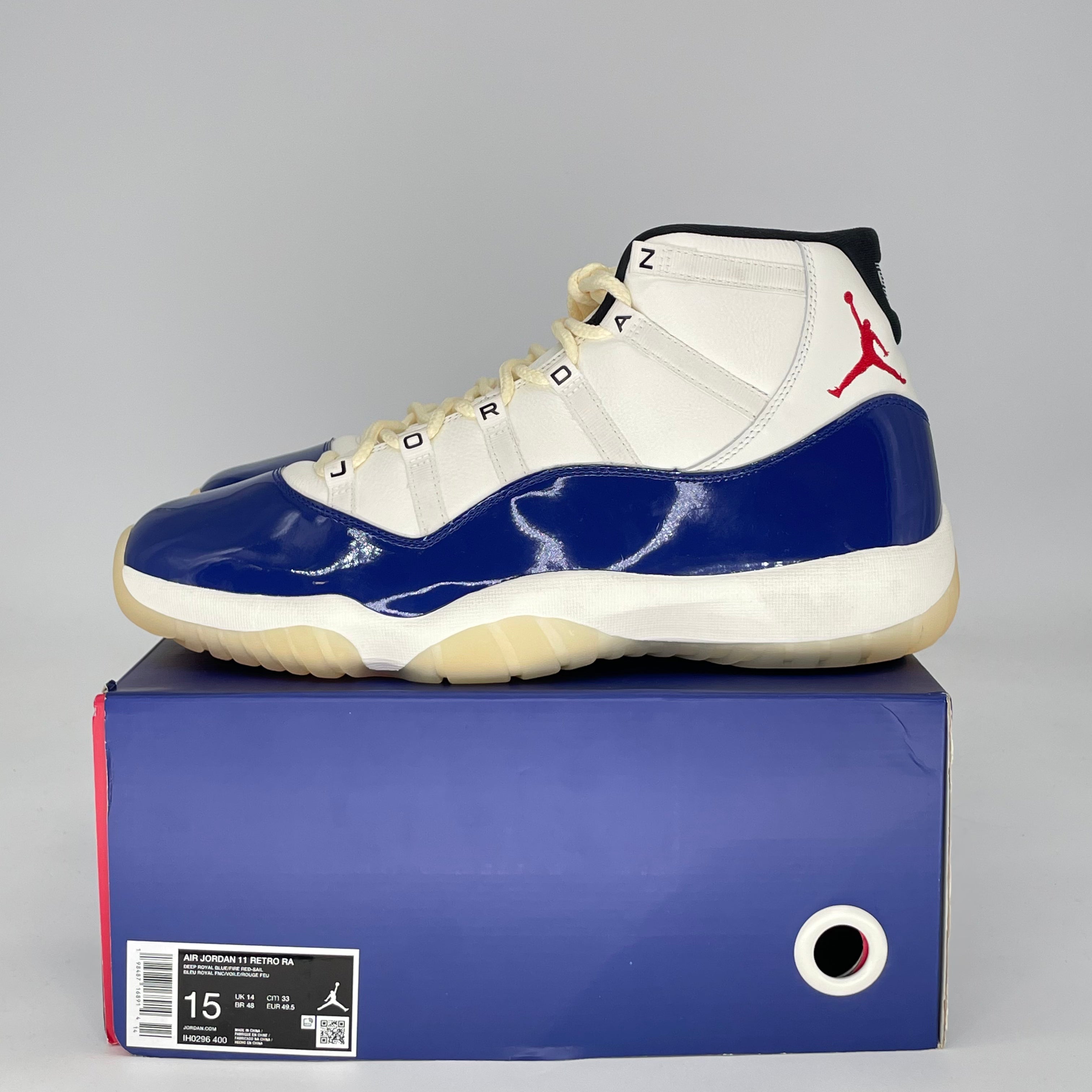 AIR JORDAN 11 RARE AIR IH0296-400 SIZE 15/16.5W