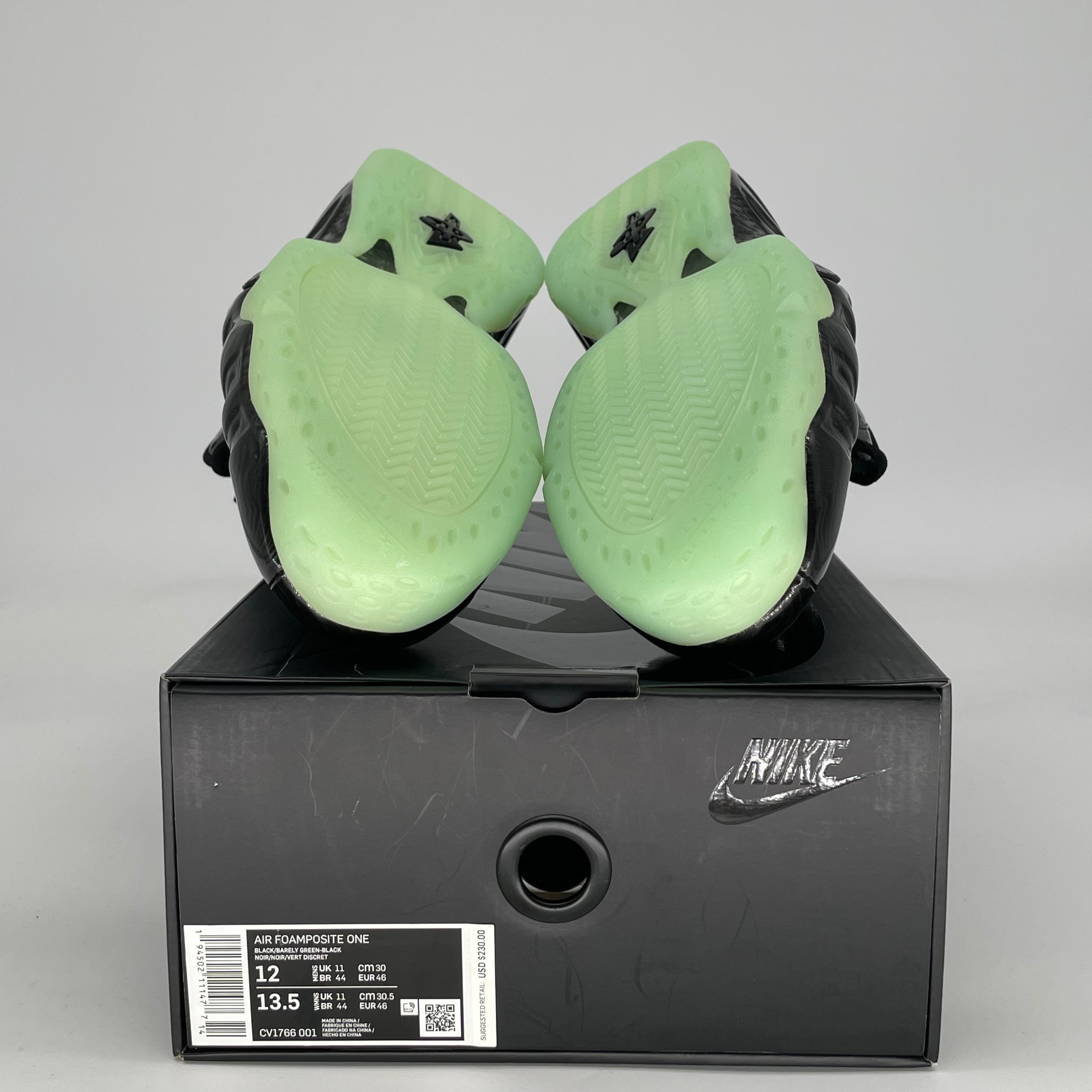 NIKE AIR FOAMPOSITE ONE ALL-STAR CV1766-001 SIZE 12/13.5W