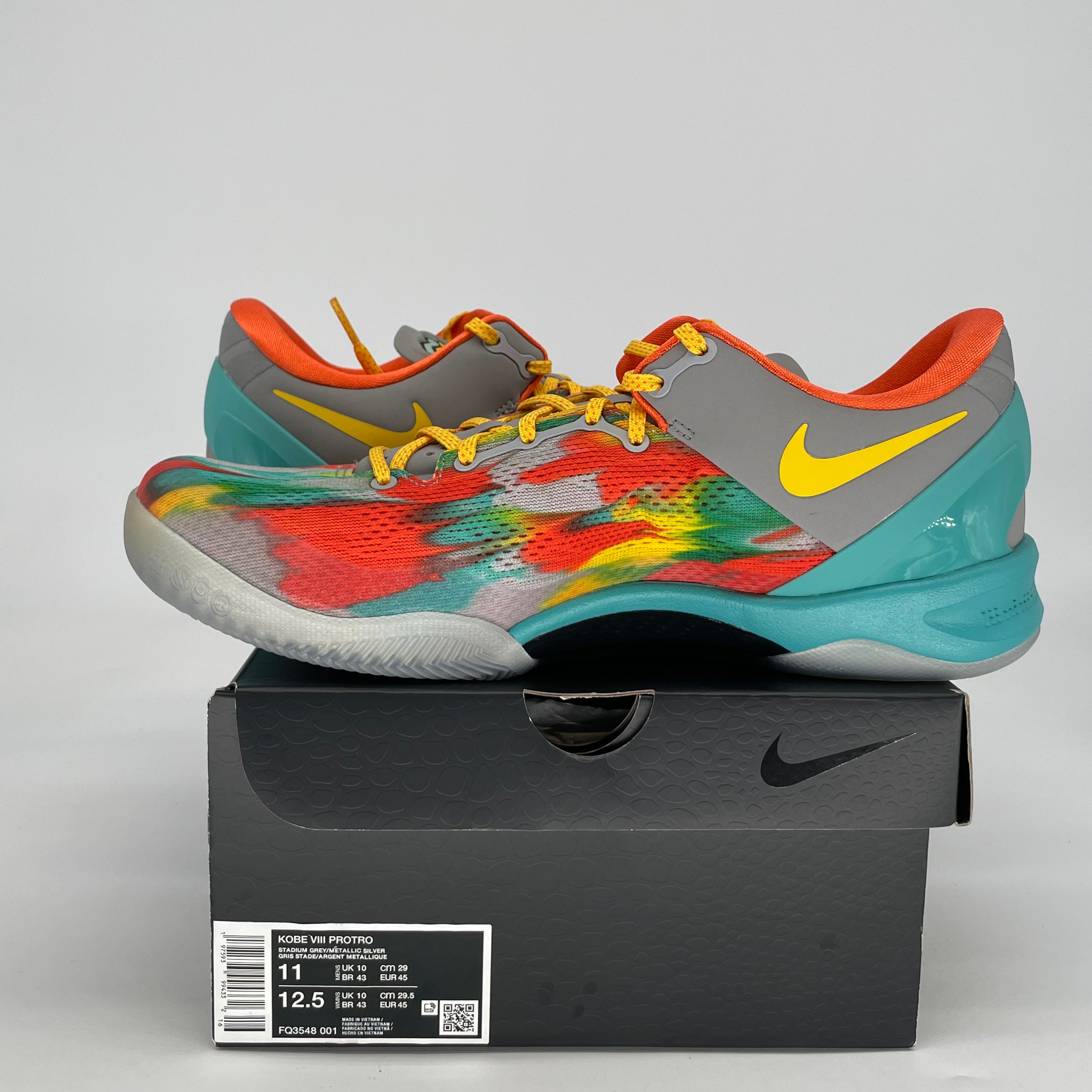 NIKE KOBE 8 PROTRO VENICE BEACH FQ3548-001 SIZE 11/12.5W