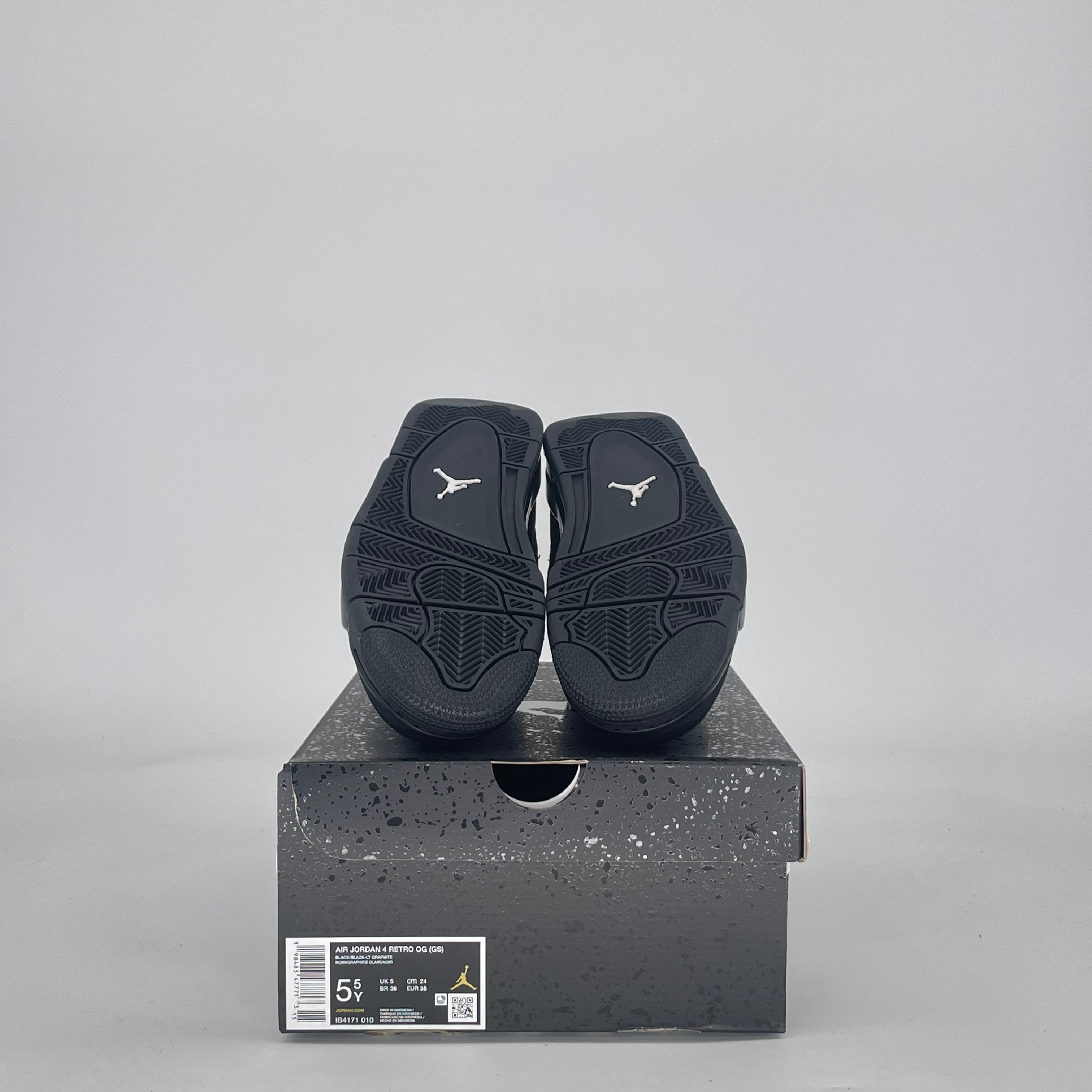 AIR JORDAN 4 BLACK CAT IB4171-010 SIZE 5.5/7W GS