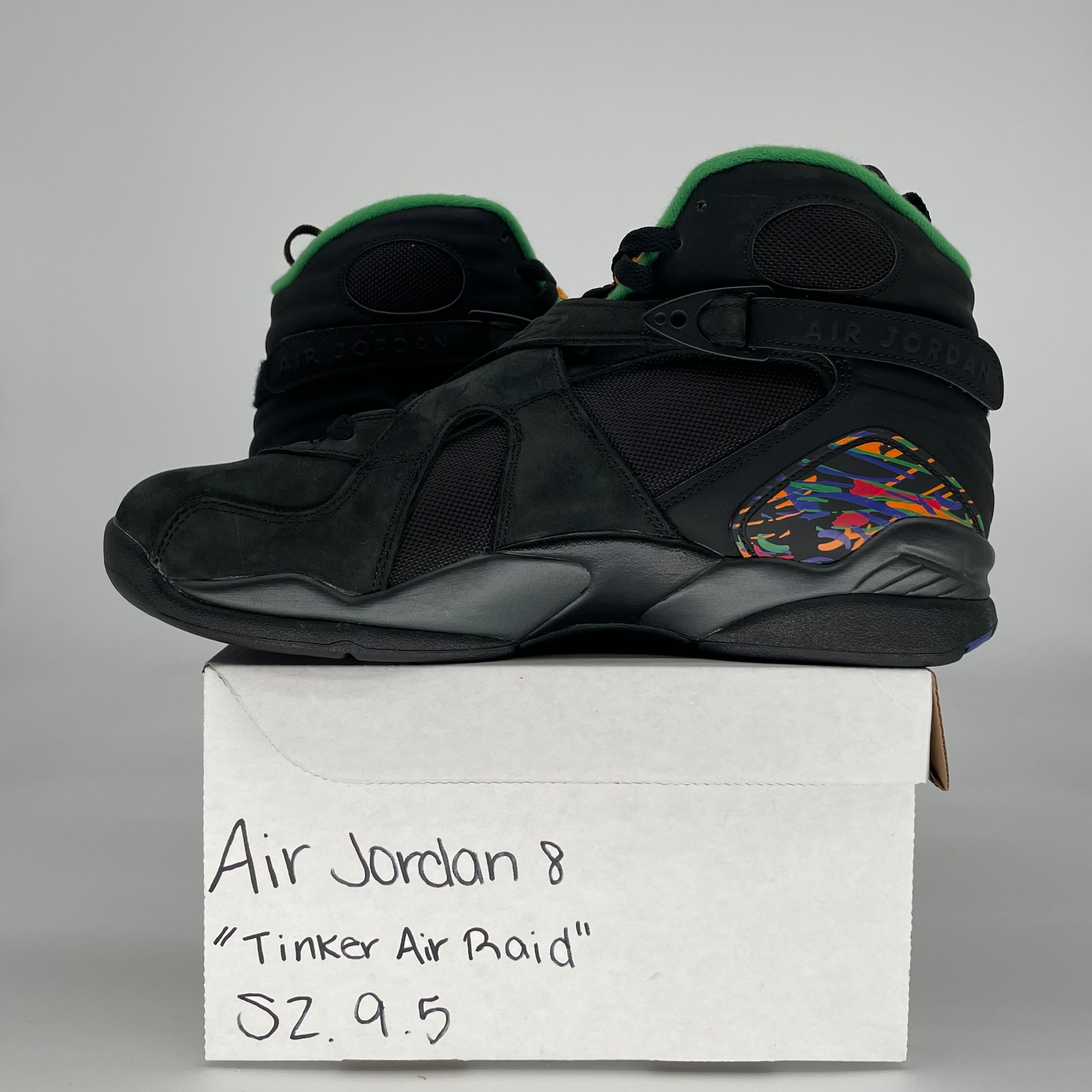AIR JORDAN 8 TINKER AIR RAID 305381-004 SIZE 9.5/11W