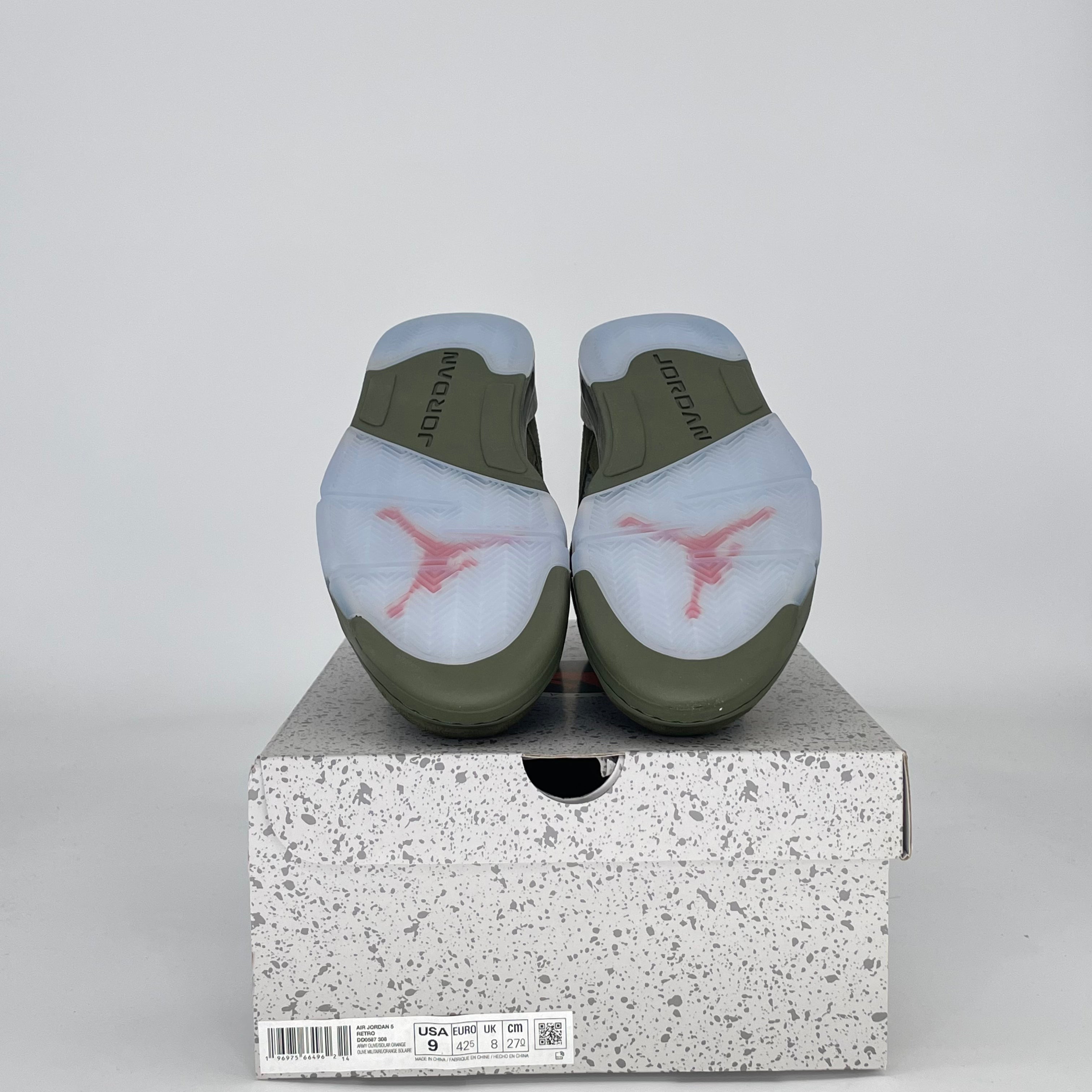 AIR JORDAN 5 OLIVE (2024) DD0587-308 SIZE 9/10.5W