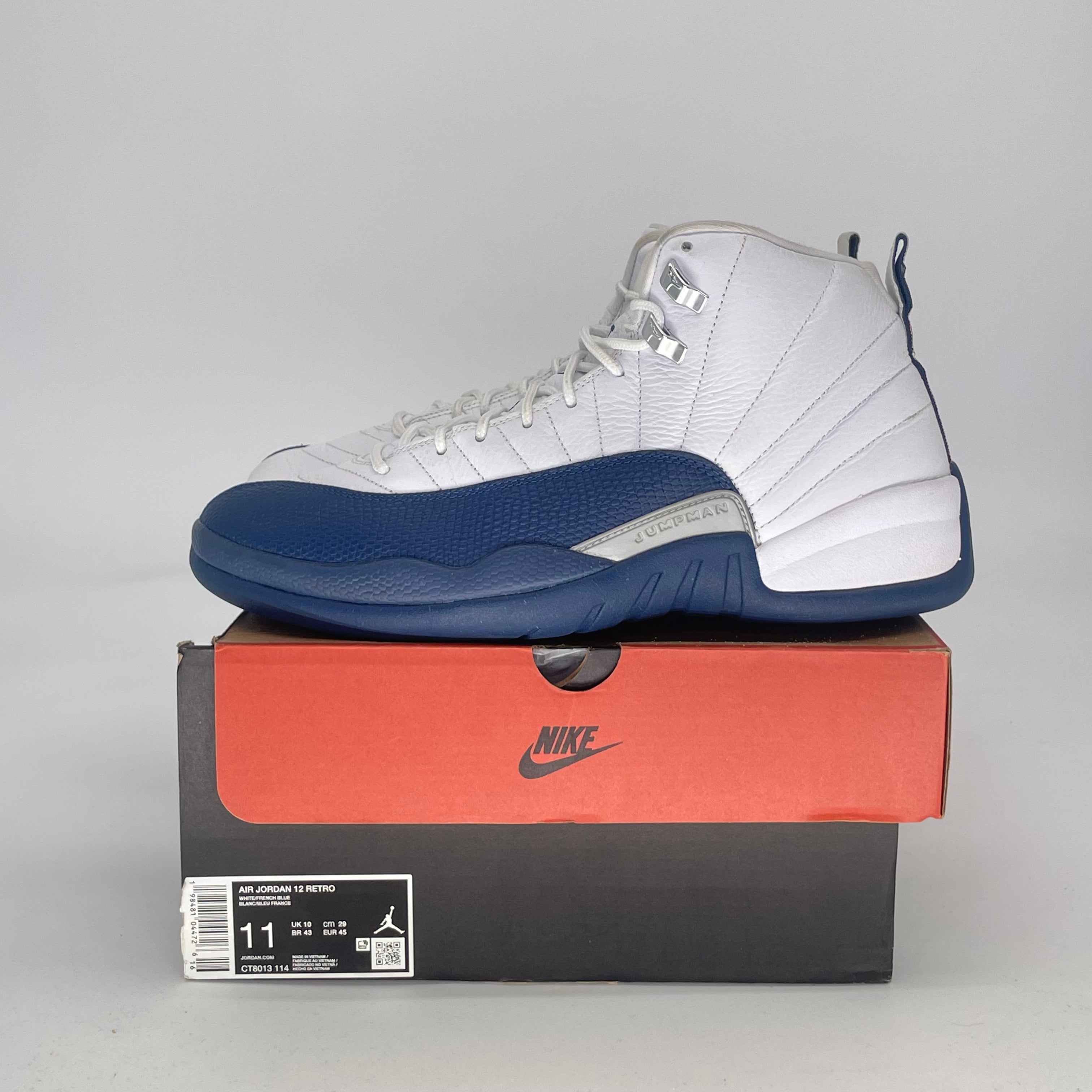 AIR JORDAN 12 FRENCH BLUE CT8013-114 SIZE 11/12.5W