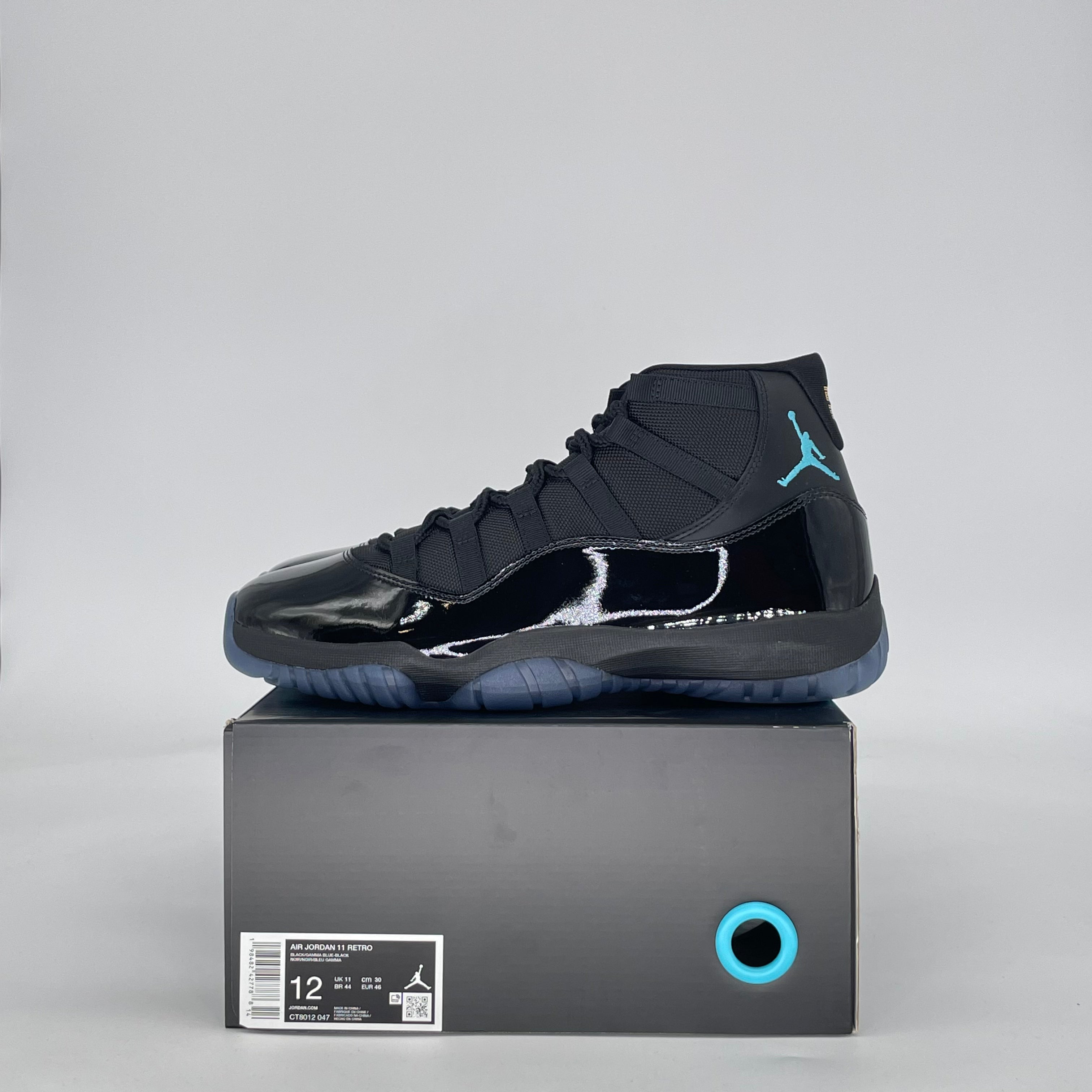 AIR JORDAN 11 GAMMA BLUE CT8012-047 SIZE 12/13.5W