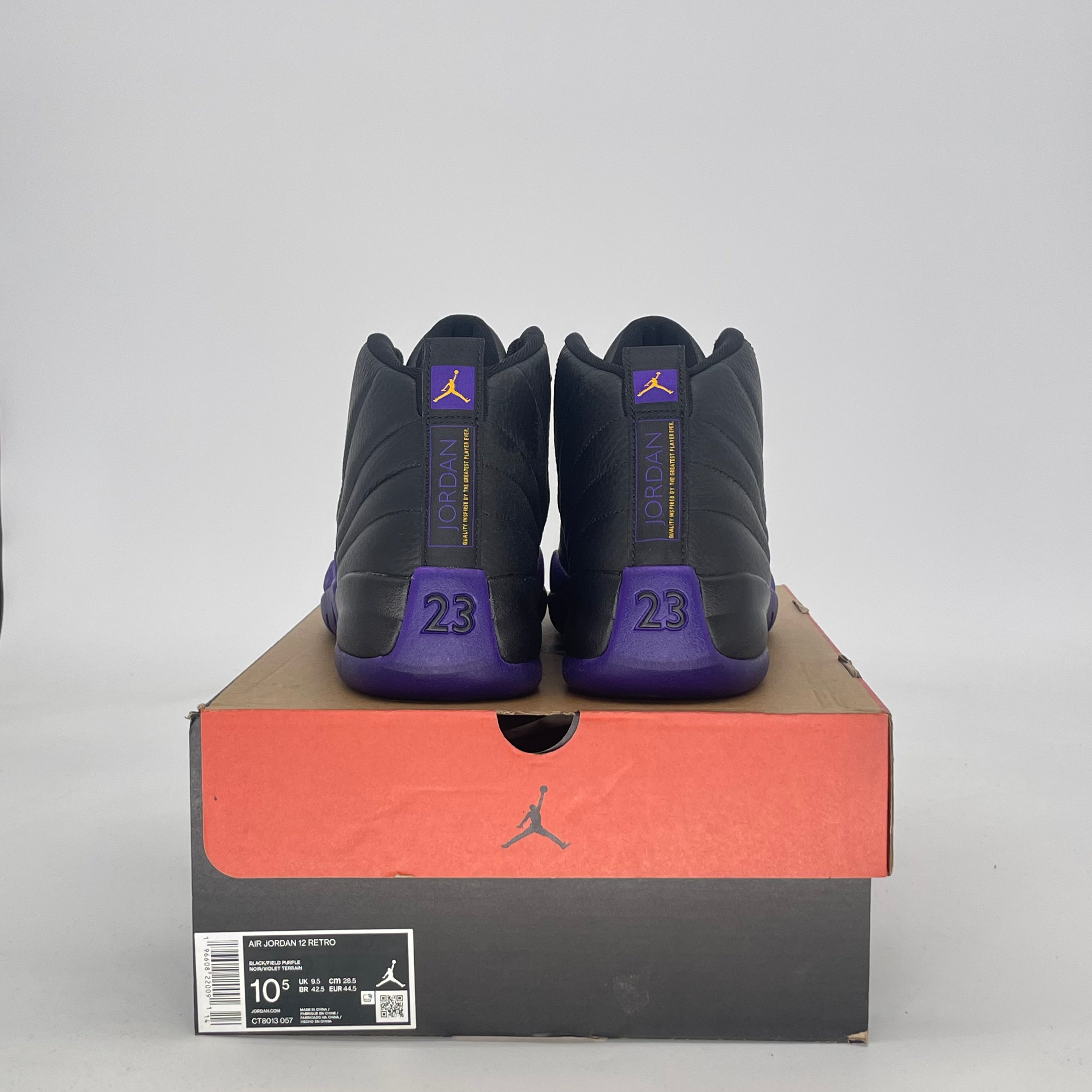 AIR JORDAN 12 FIELD PURPLE CT8013-057 SIZE 10.5/12W