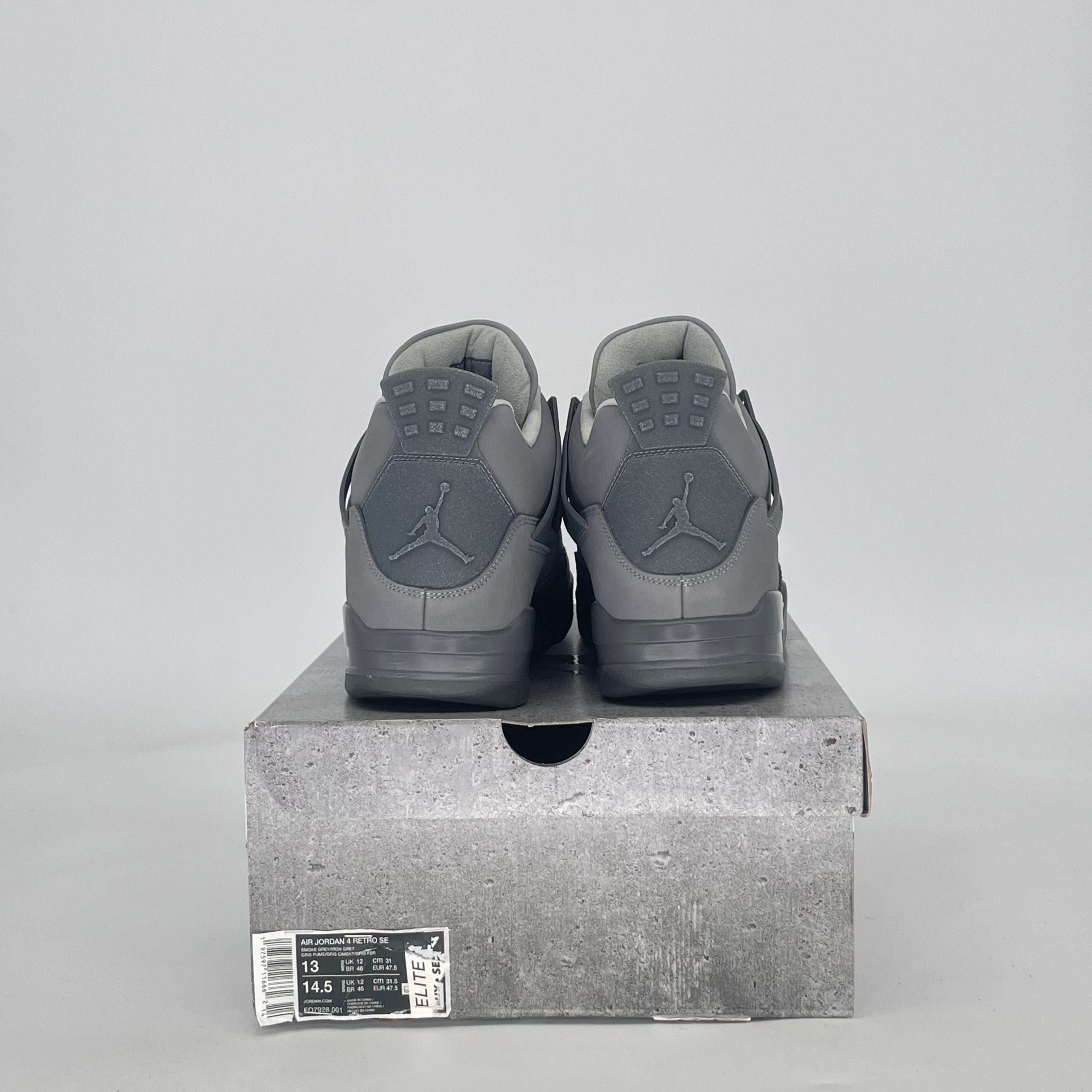 AIR JORDAN 4 PARIS OLYMPICS WET CEMENT FQ7928-001 SIZE 13/14.5W