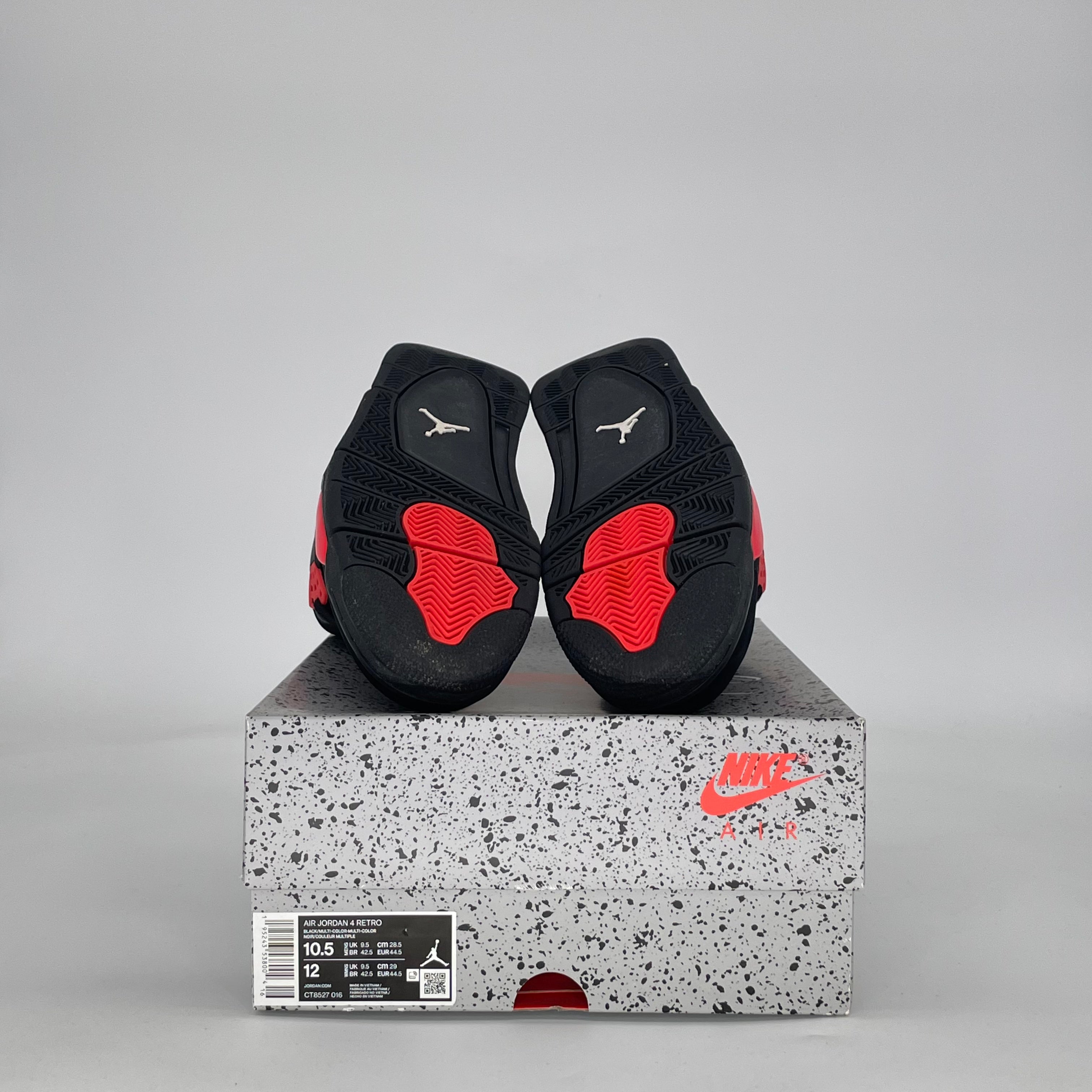 AIR JORDAN 4 RED THUNDER CT8527-016 SIZE 10.5/12W