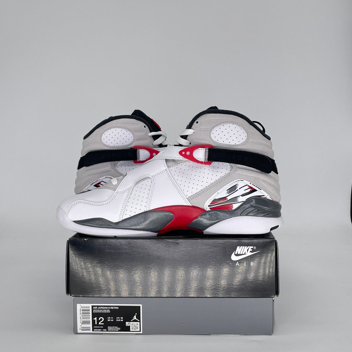 Jordan 8 Retro White True Red (2025)