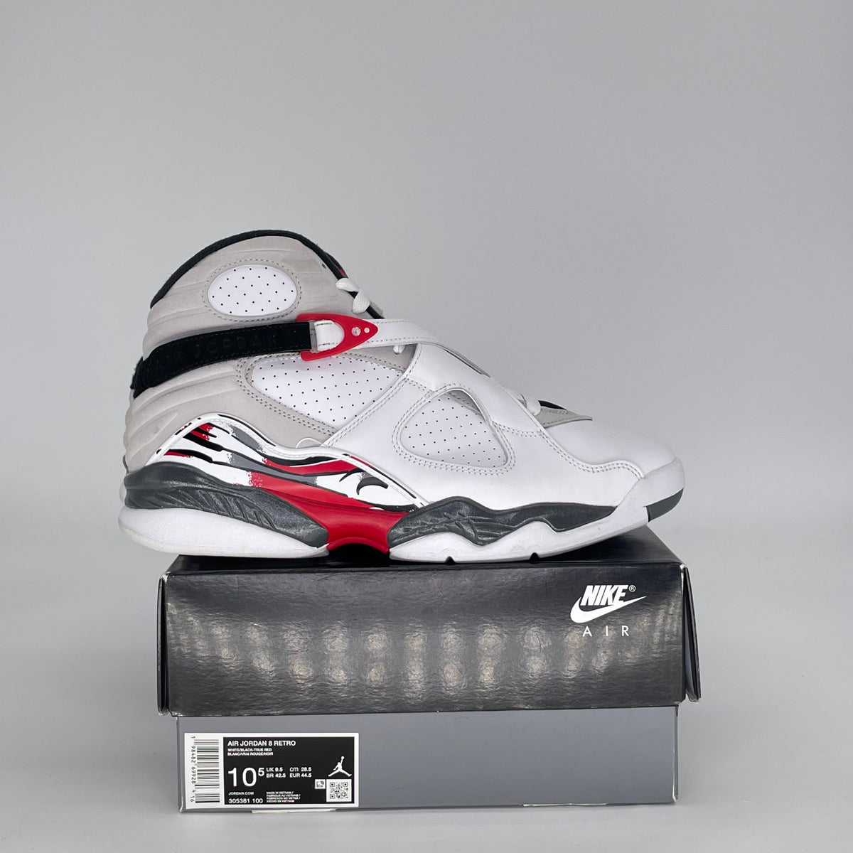 Jordan 8 Retro White True Red (2025)