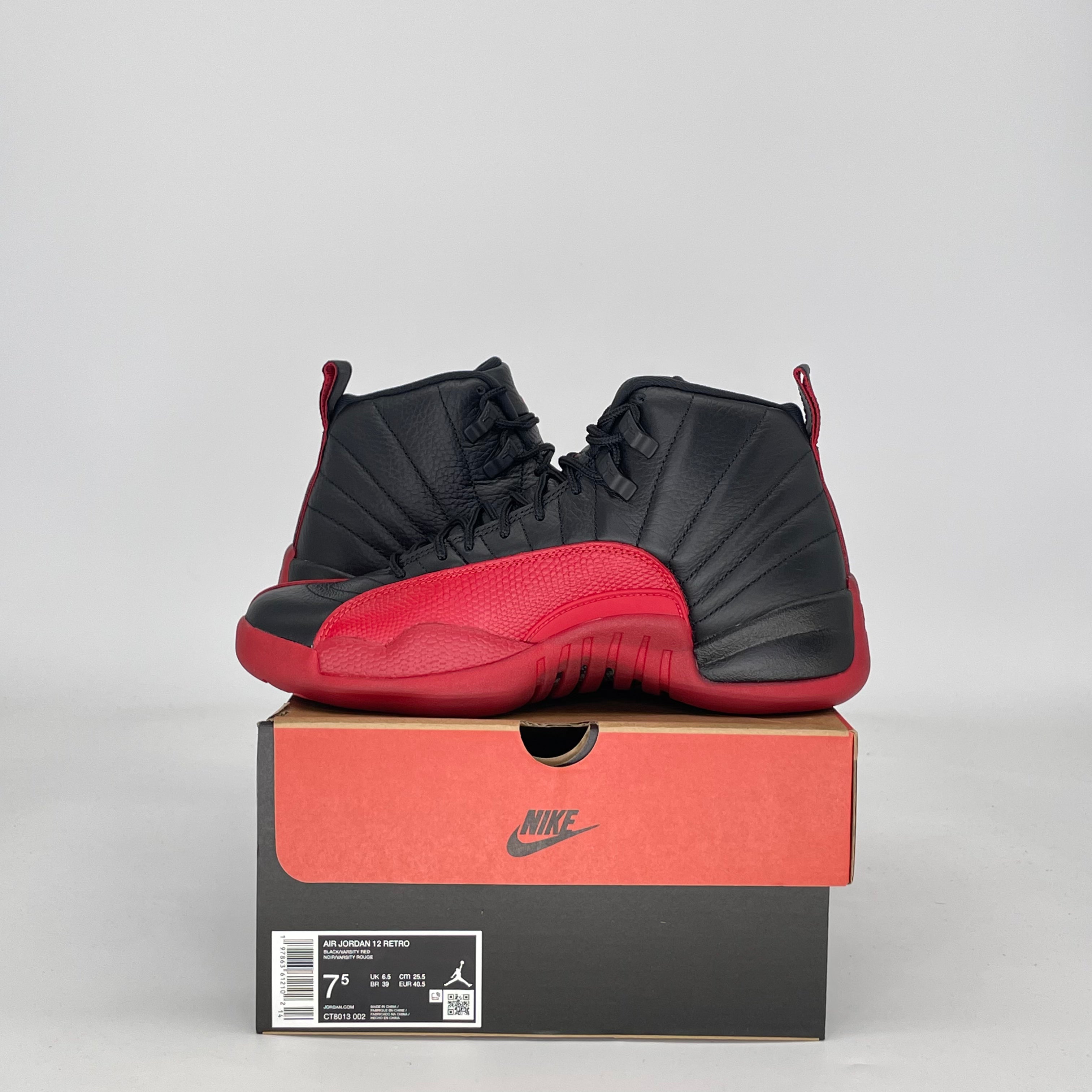 AIR JORDAN 12 FLU GAME CT8013-002 SIZE 7.5/9W MENS