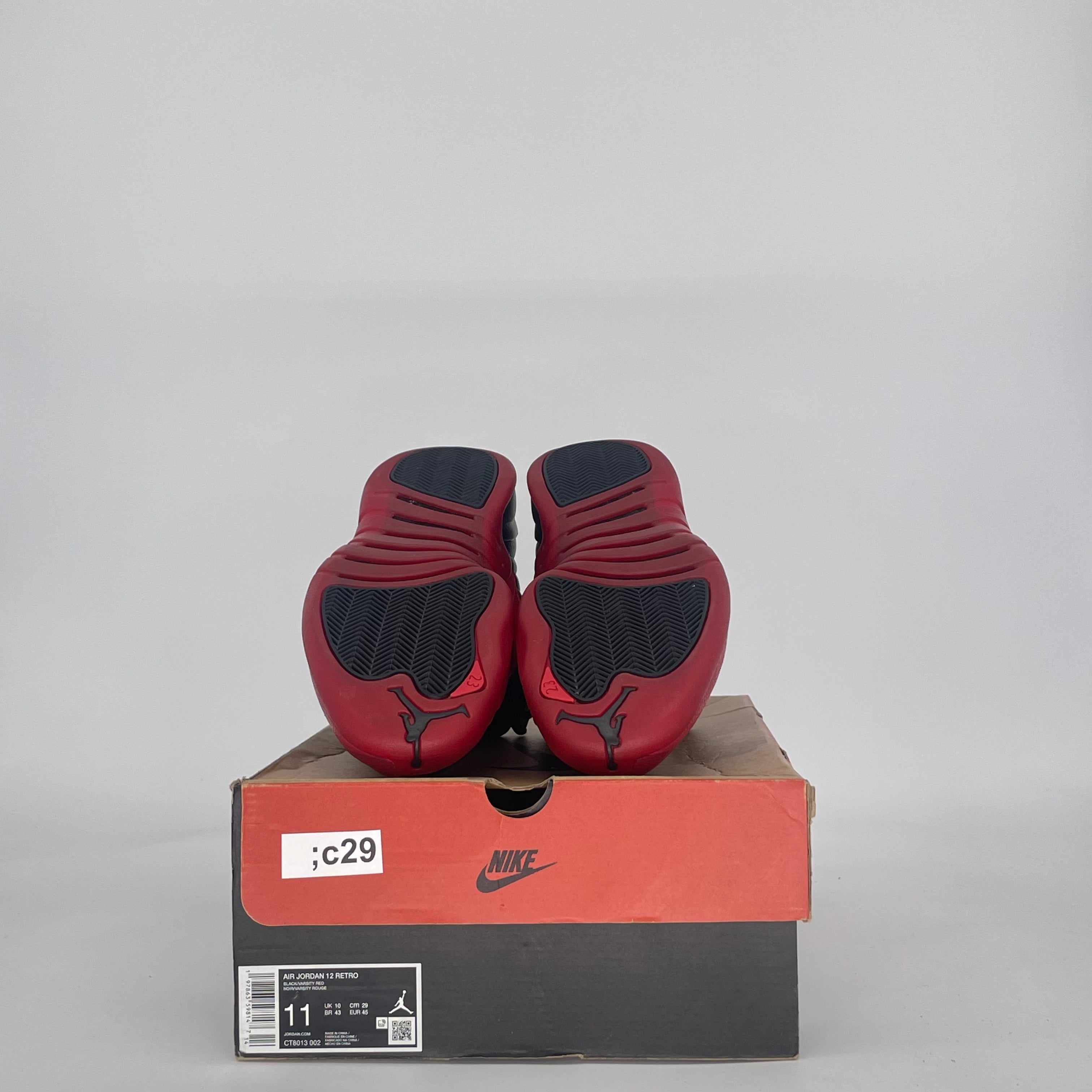 AIR JORDAN 12 FLU GAME CT8013-002 SIZE 11/12.5W