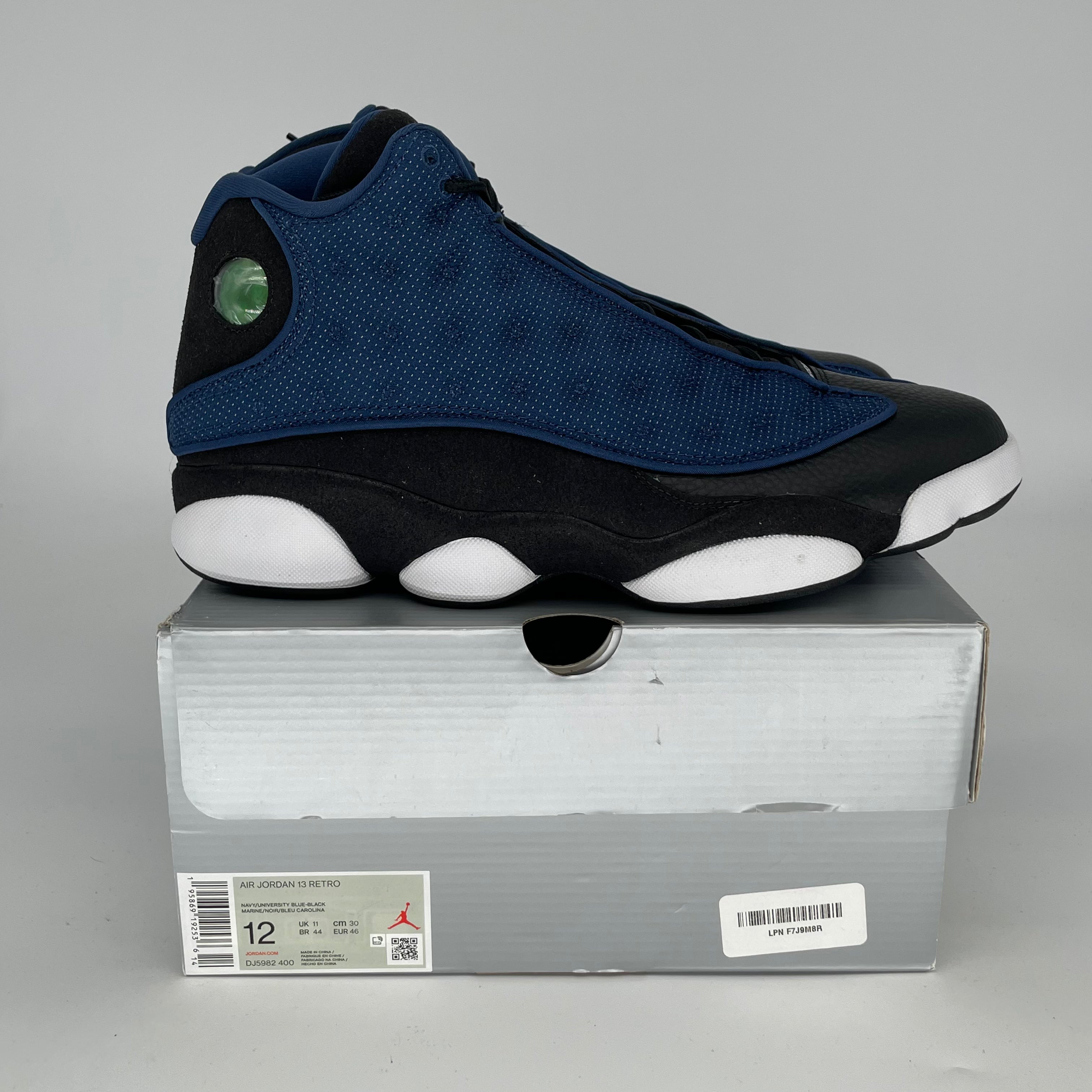 AIR JORDAN 13 BRAVE BLUE SIZE 12 DJ5982-400