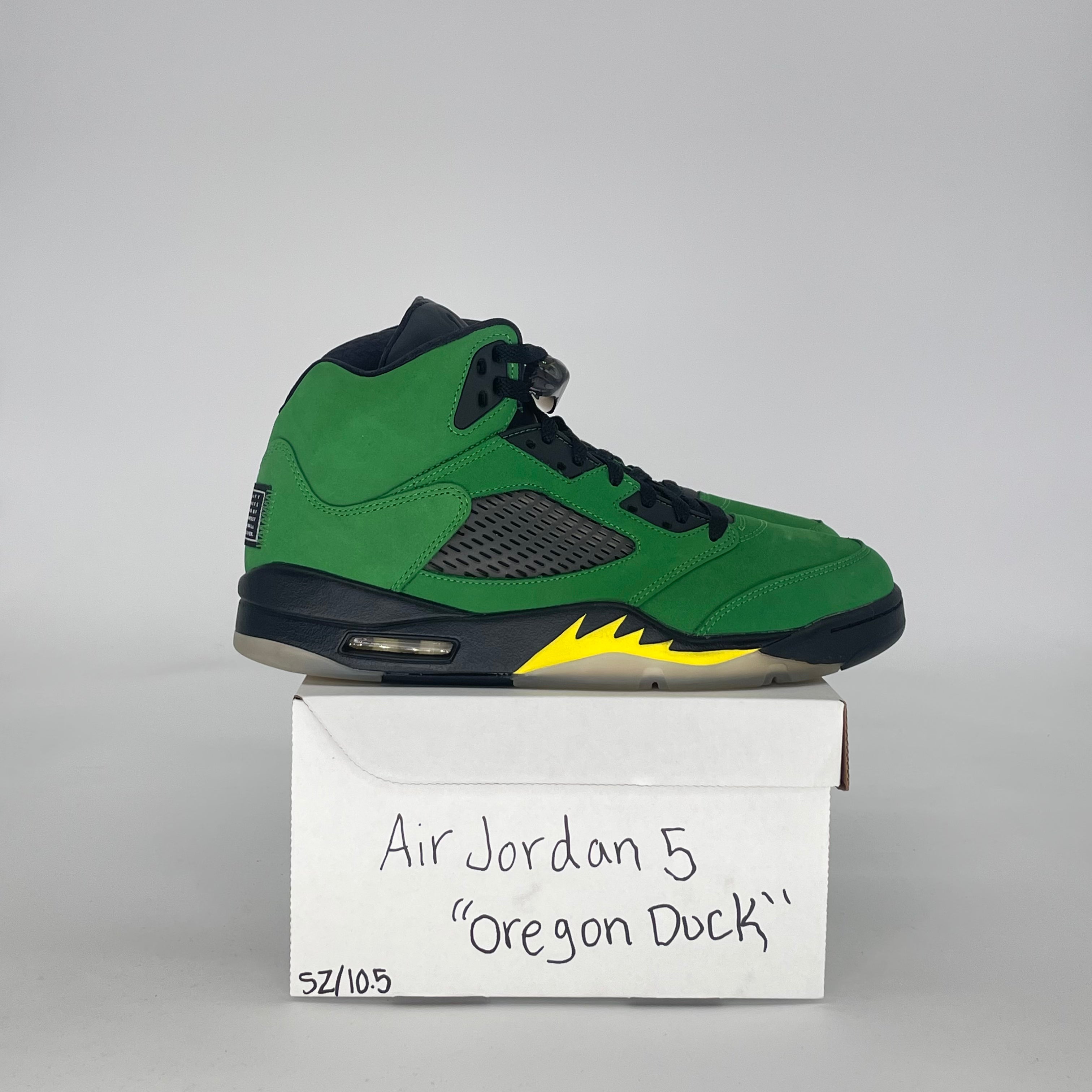 AIR JORDAN 5 SE OREGON CK6631-307 SIZE 10.5/12W