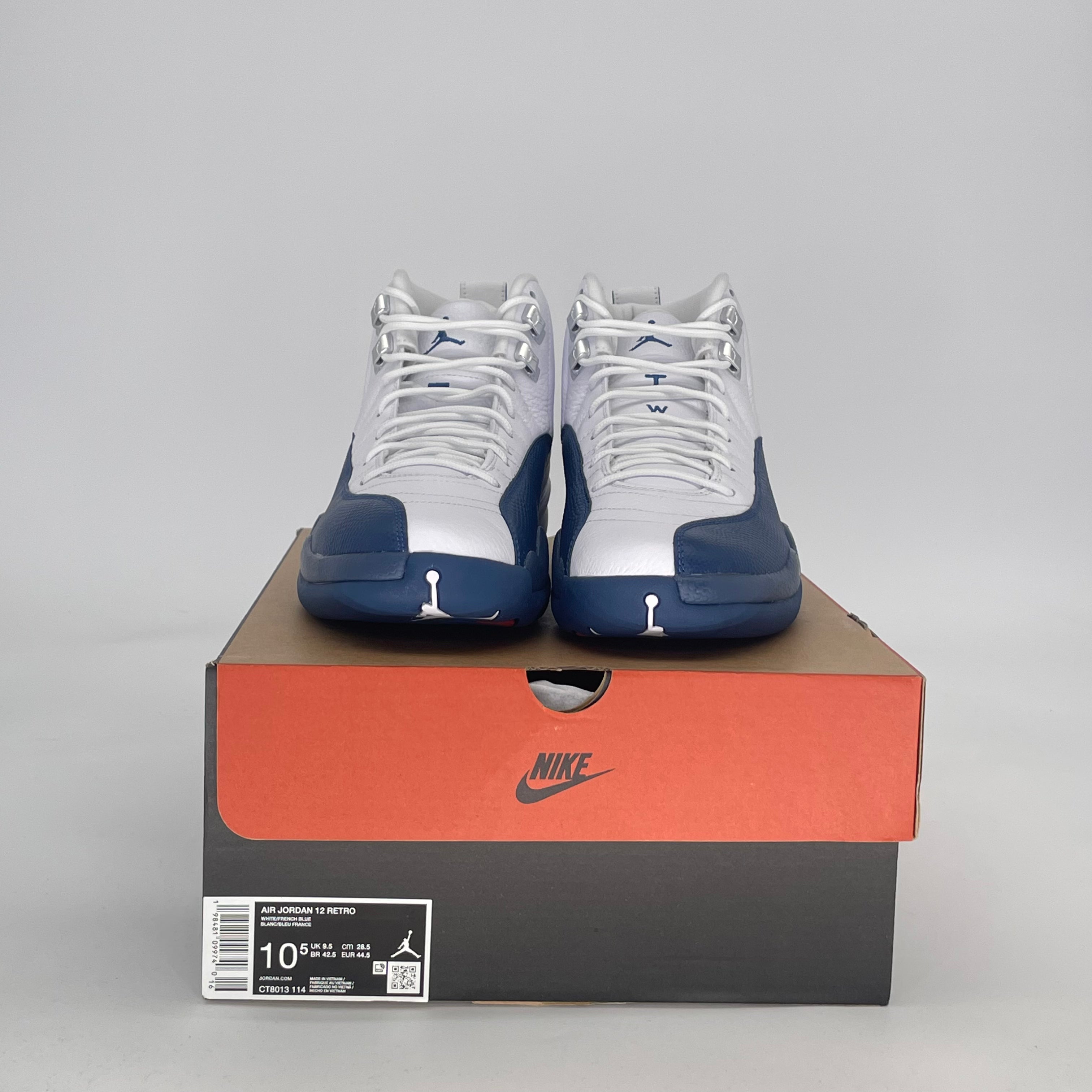 AIR JORDAN 12 FRENCH BLUE CT8013-114 SIZE 10.5/12W