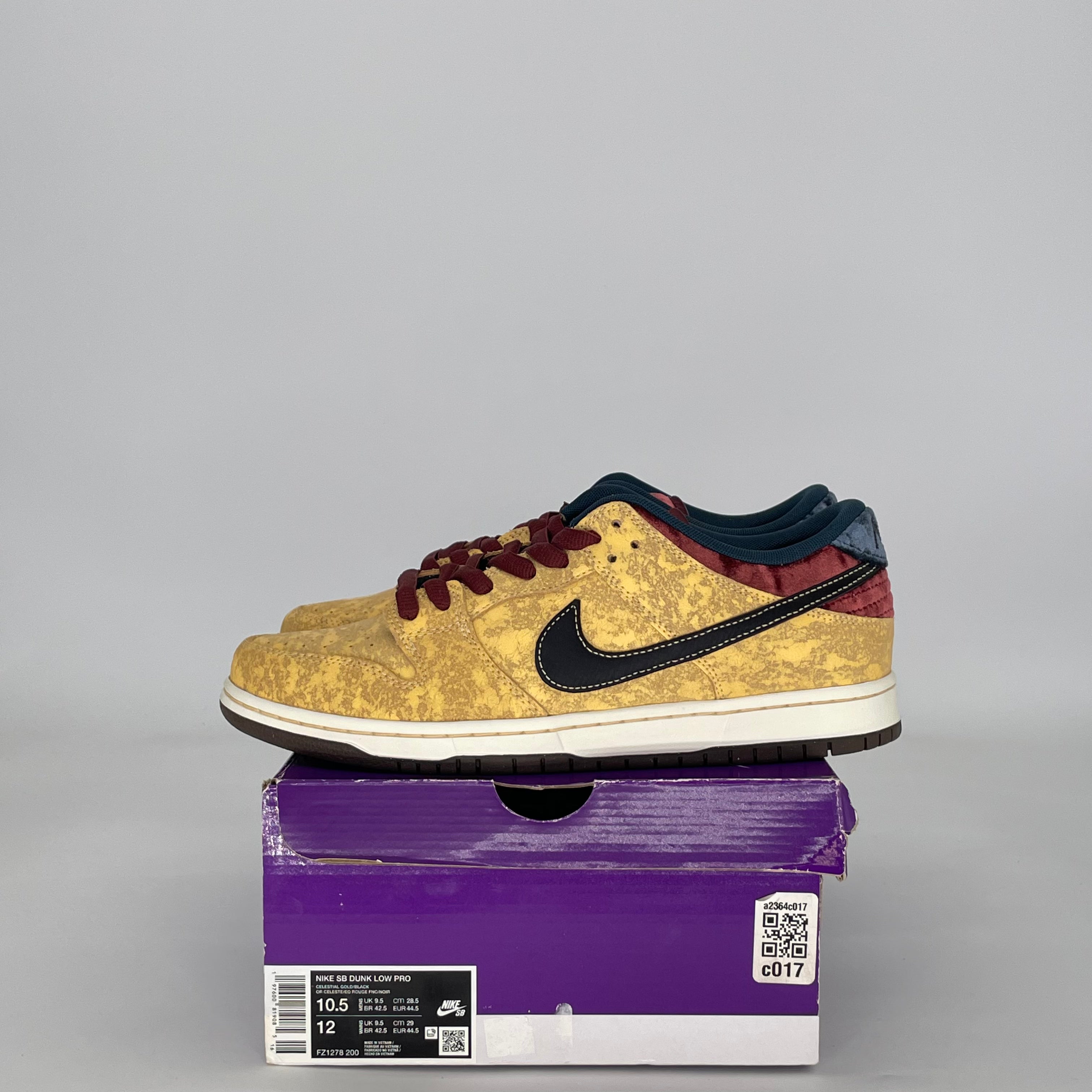 NIKE SB DUNK LOW CITY OF CINEMA FZ1278-200 SIZE 10.5/12W