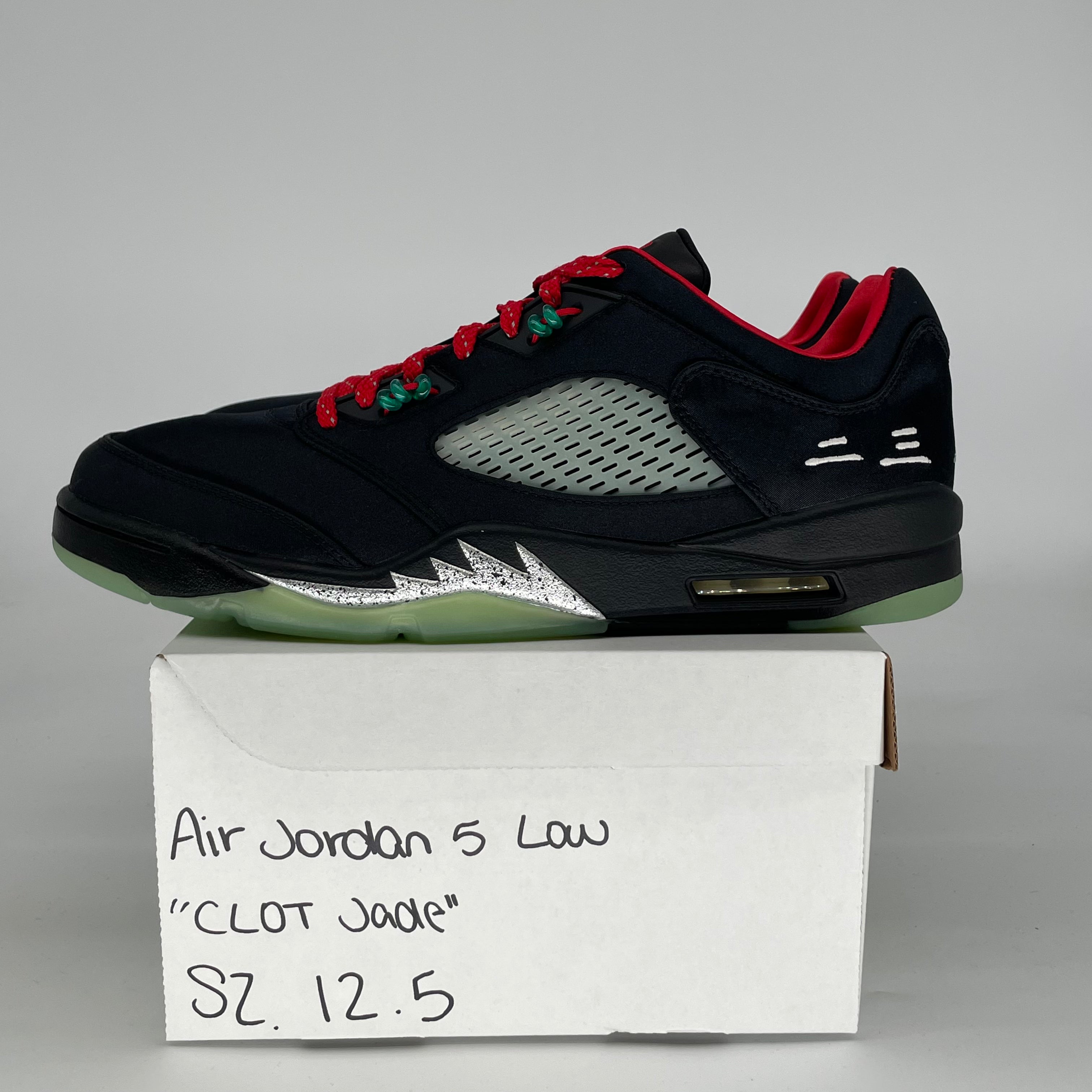 AIR JORDAN 5 LOW CLOT JADE DM4640-036 SIZE 12.5/14W