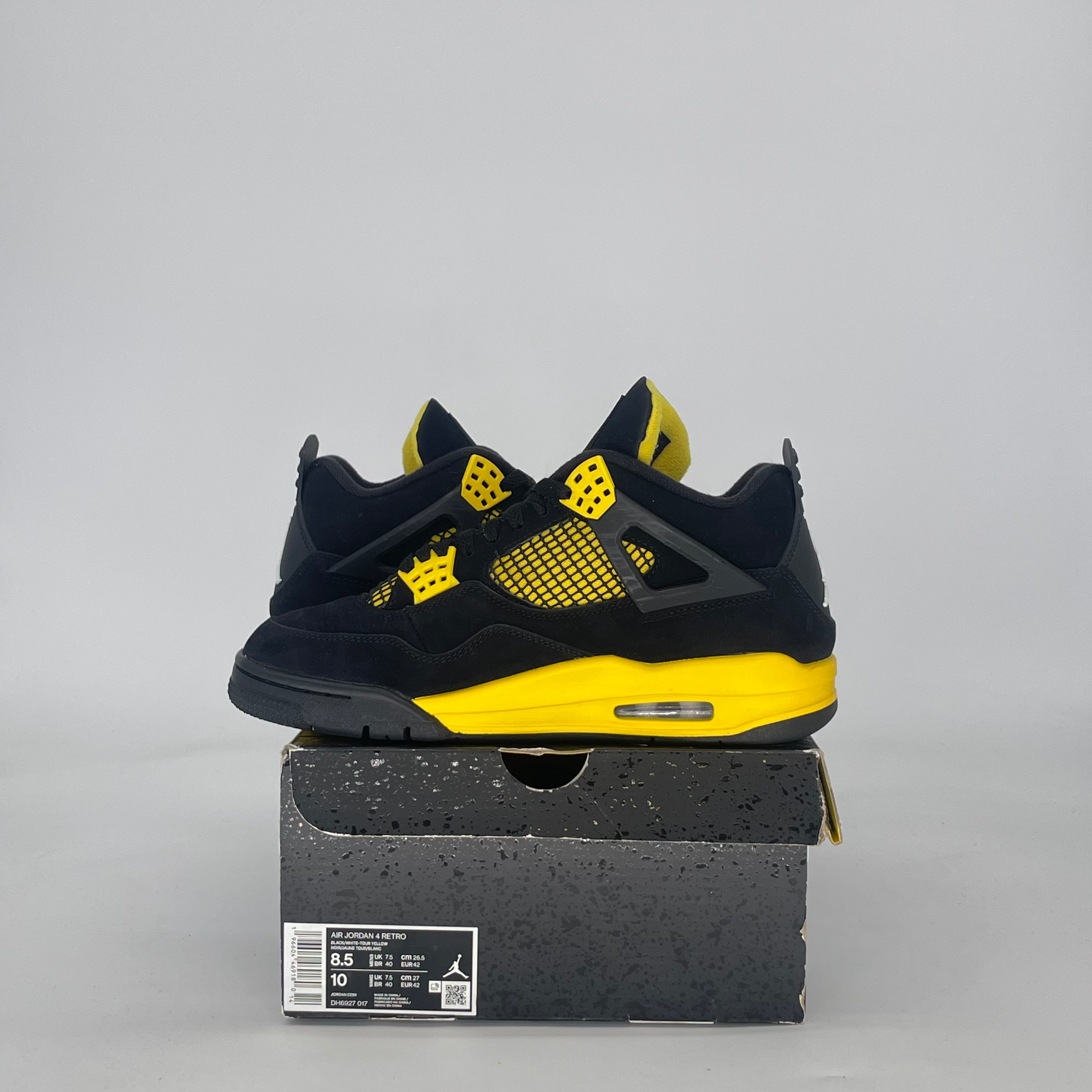 AIR JORDAN 4 THUNDER DH6927-017 SIZE 8.5/10W
