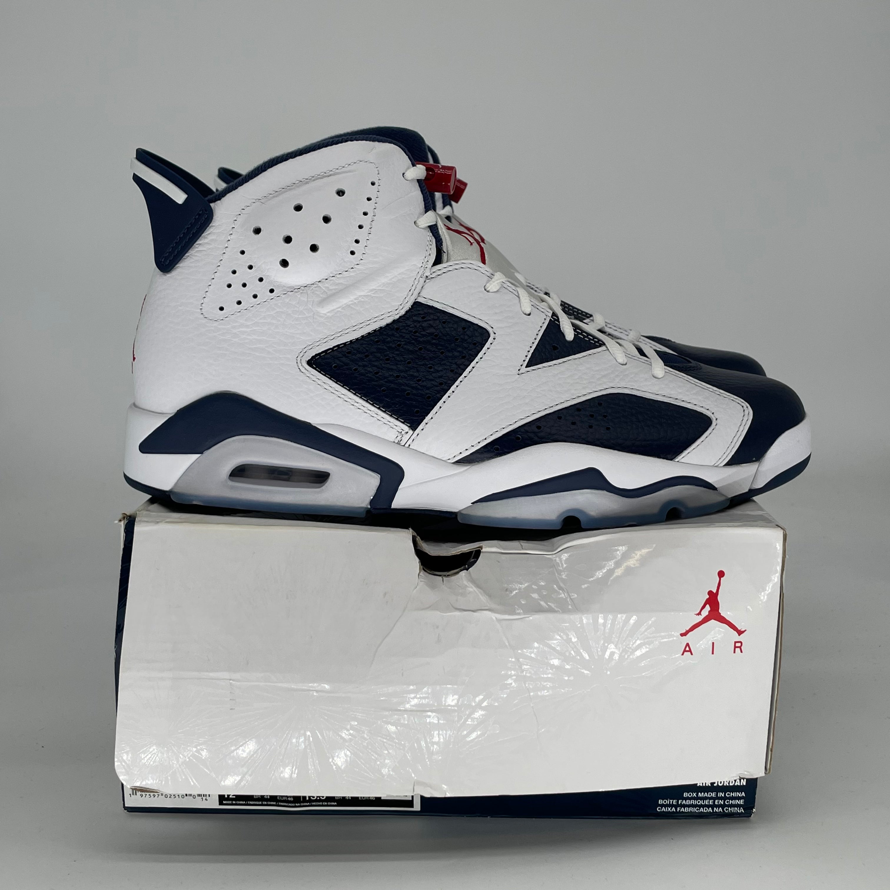 AIR JORDAN 6 OLYMPIC CT8529-164 SIZE 12/13.5W