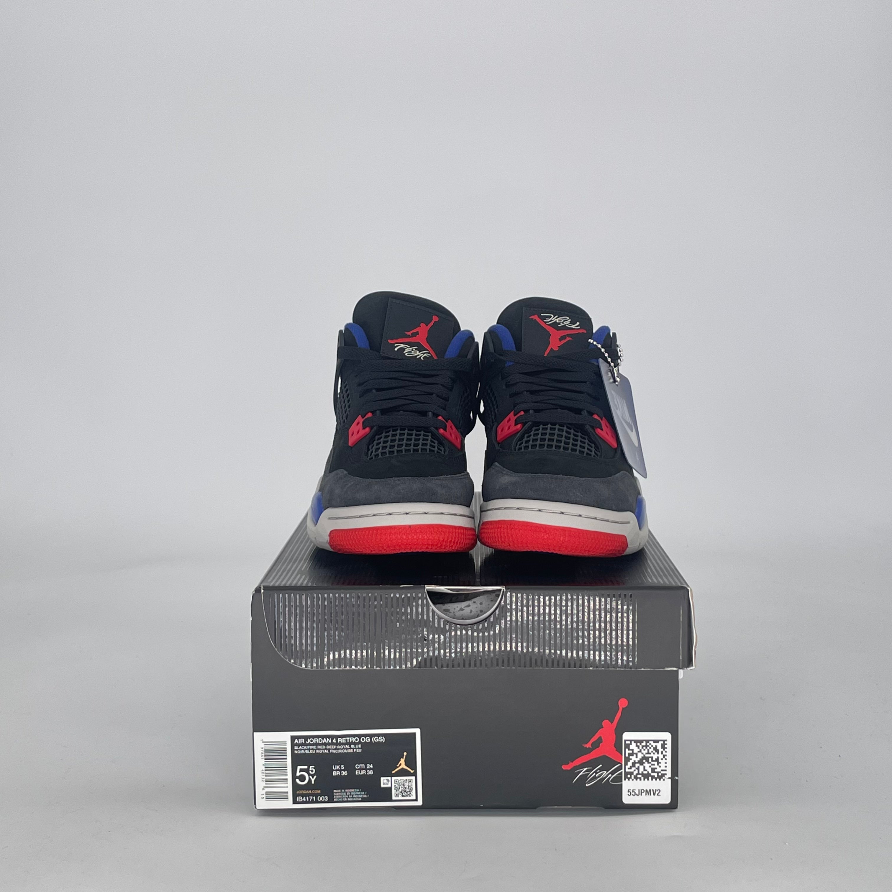 AIR JORDAN 4 RARE AIR IB4171-003 SIZE 5.5/7W GS