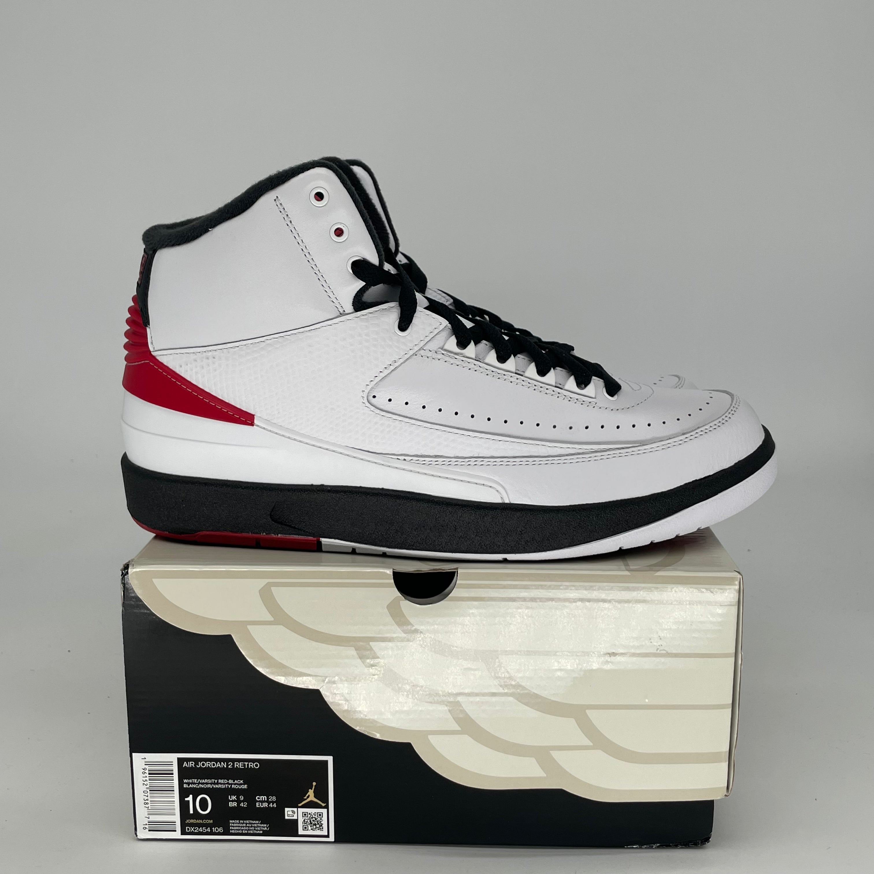 AIR JORDAN 2 CHICAGO DX2454-106 SIZE 10/11.5W