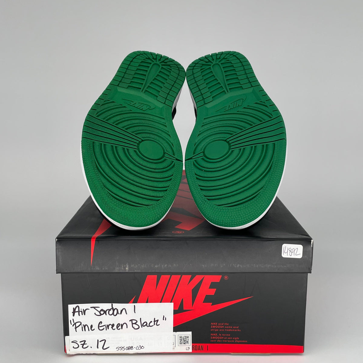 Jordan 1 Retro High Pine Green Black