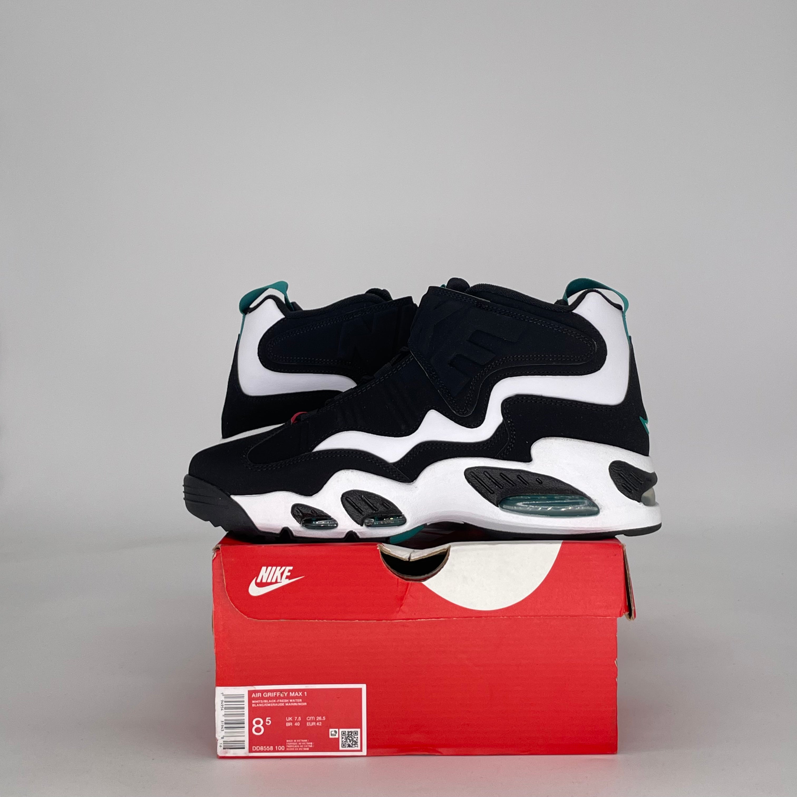 NIKE AIR GRIFFEY MAX 1 WHITE FRESHWATER (2021) DD8558-100 SIZE 8.5/10W