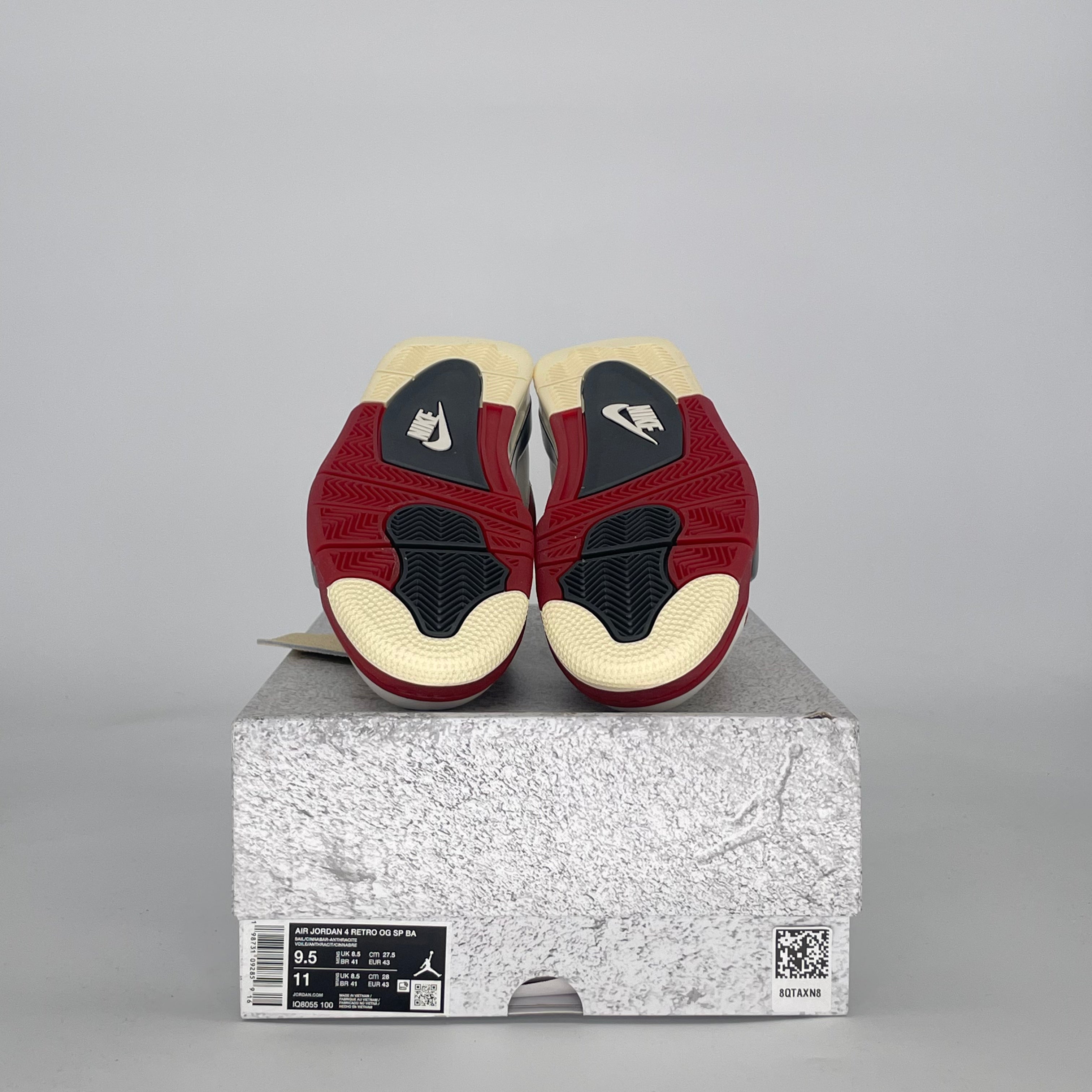 AIR JORDAN 4 NIGEL SYLVESTER BRICK AFTER BRICK IQ8055-100 SIZE 9.5/11W