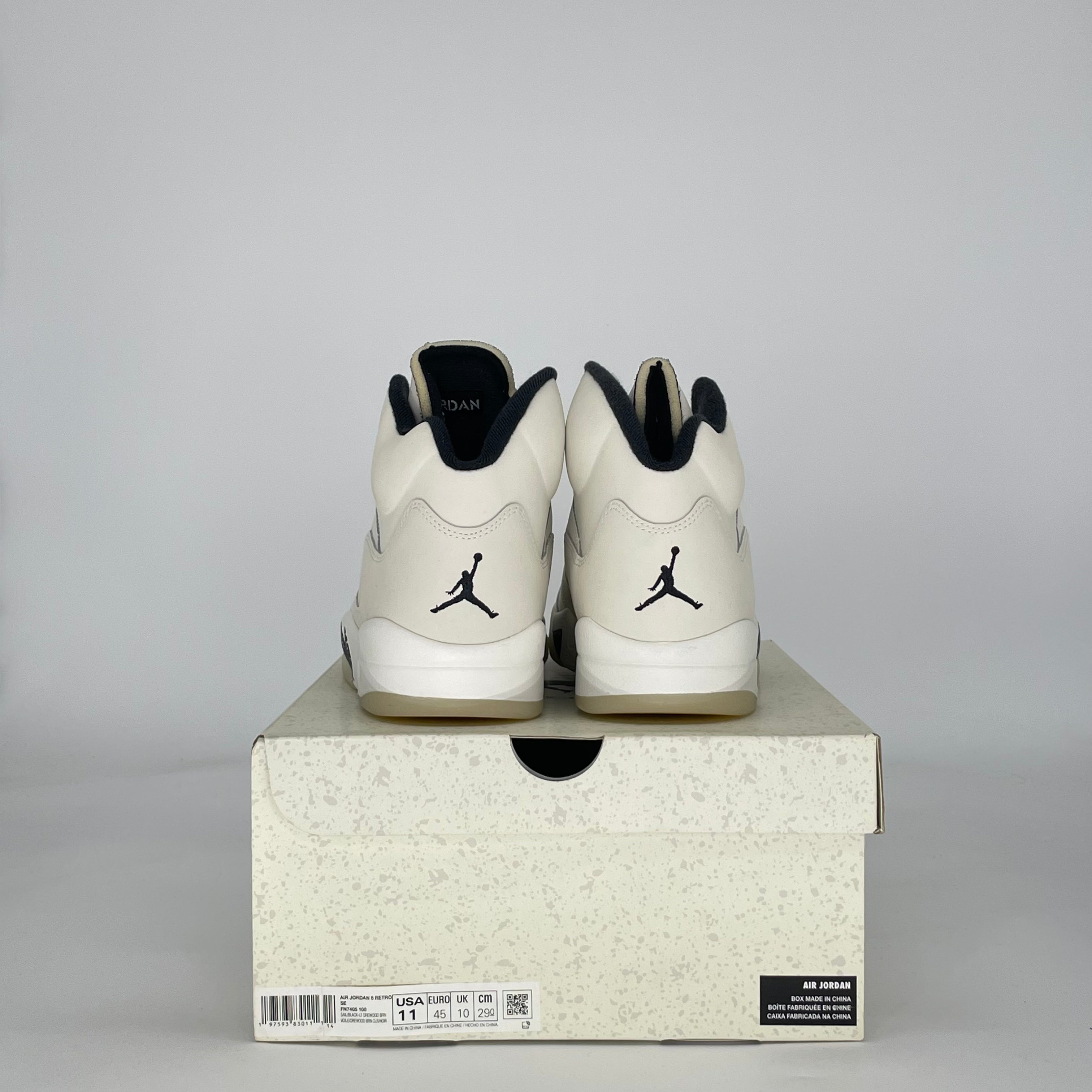 AIR JORDAN 5 SAIL FN7405-100 SIZE 11/12.5W