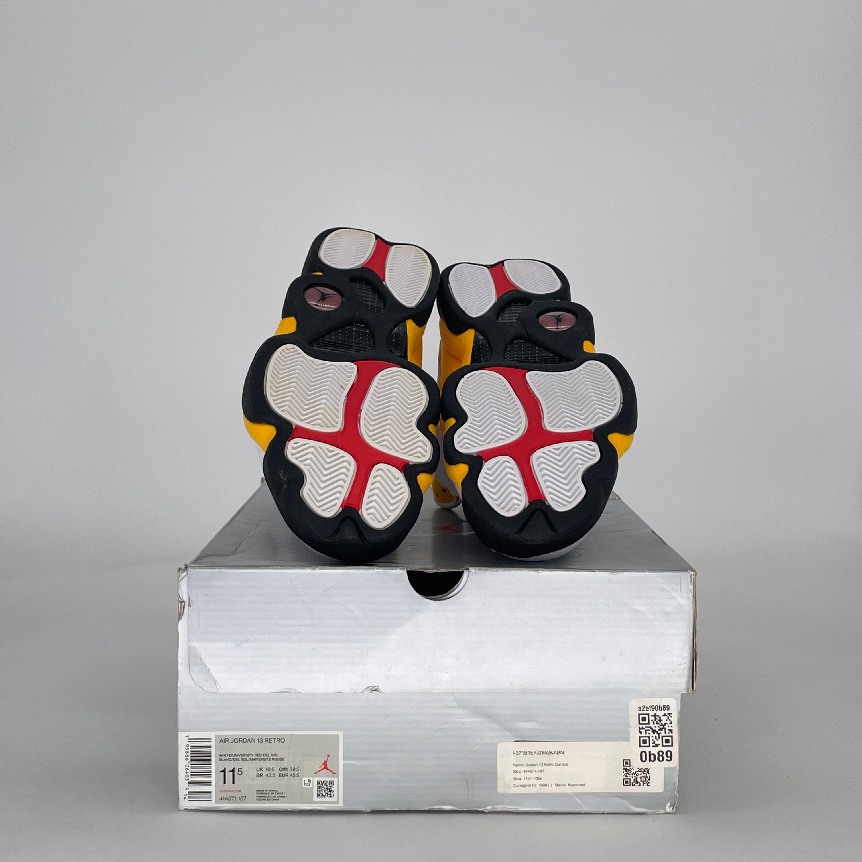 AIR JORDAN 13 DEL SOL 414571-167 SIZE 11.5/13W
