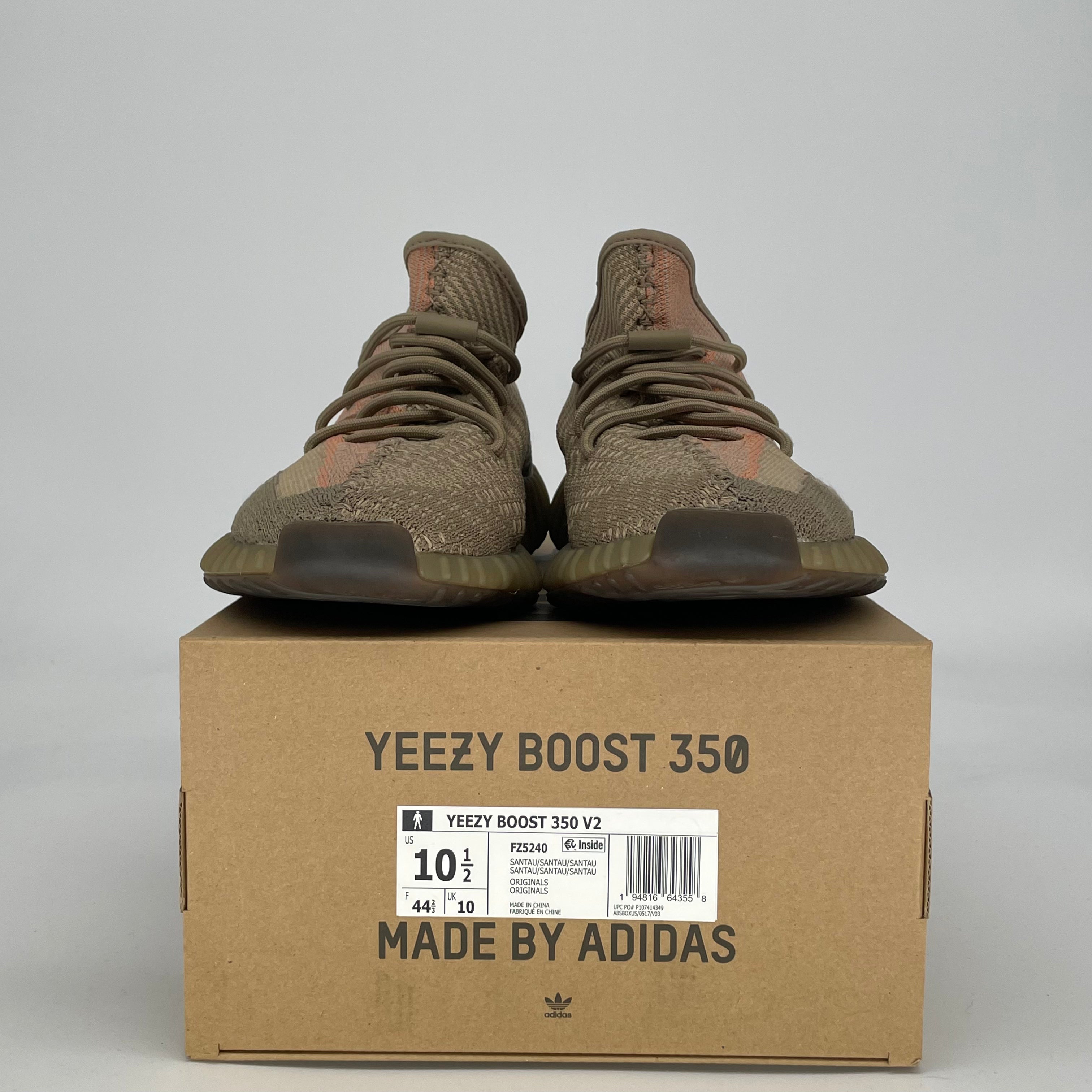 ADIDAS YEEZY 350 V2 SAND TAUPE FZ5240 SIZE 10.5/12W