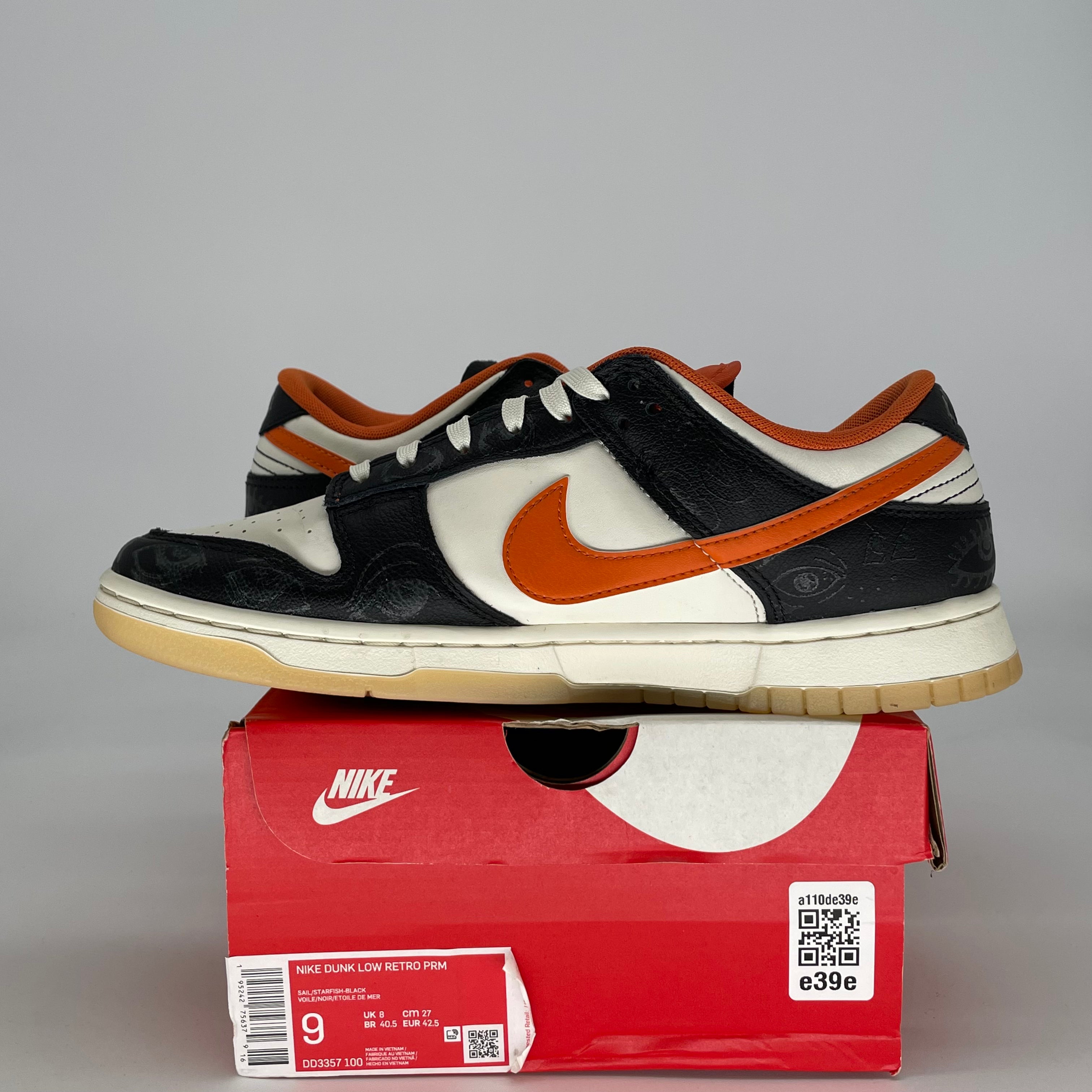 NIKE DUNK LOW HALLOWEEN DD3357-100 SIZE 9/10.5W