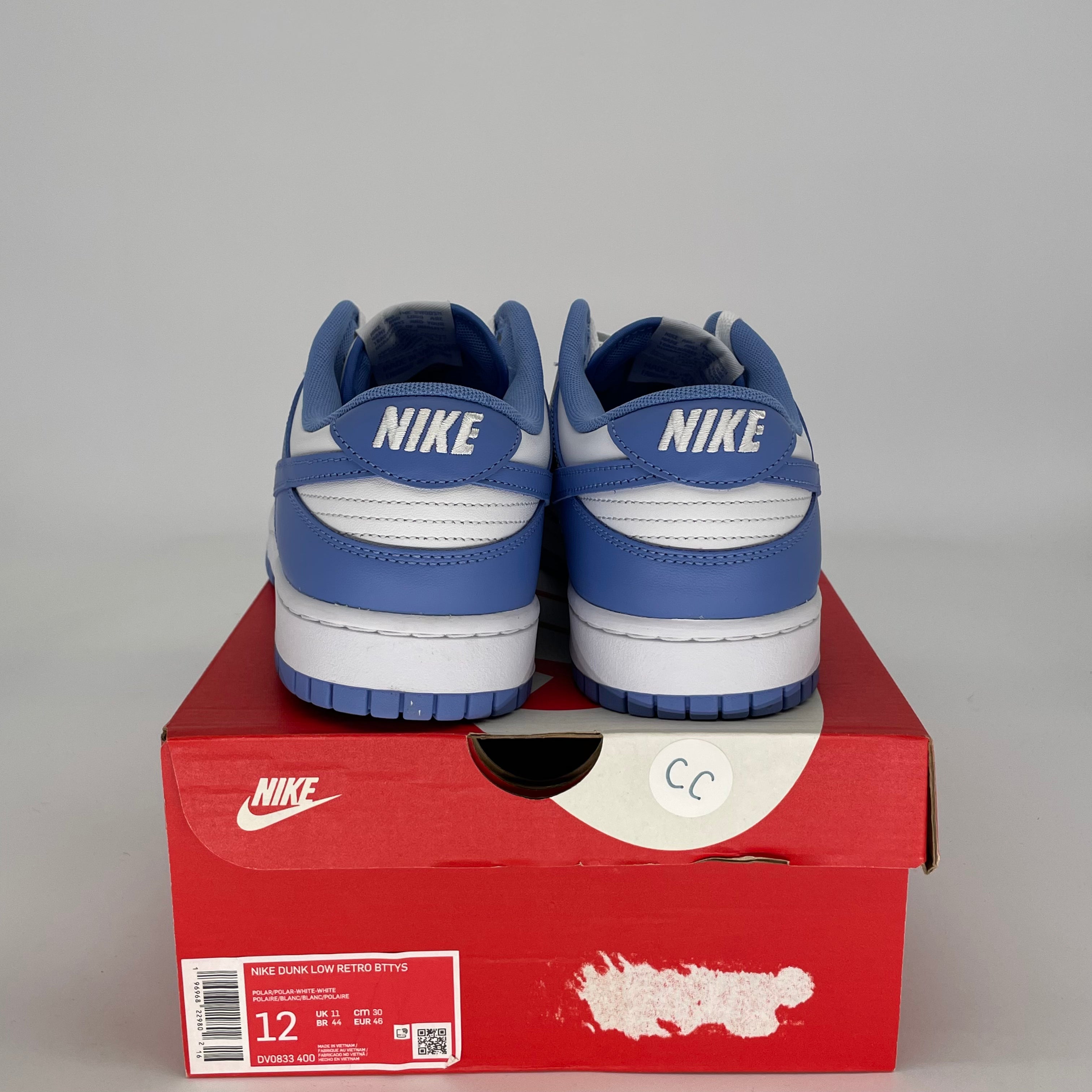 NIKE DUNK LOW POLAR BLUE DV0833-400 SIZE 12/13.5W