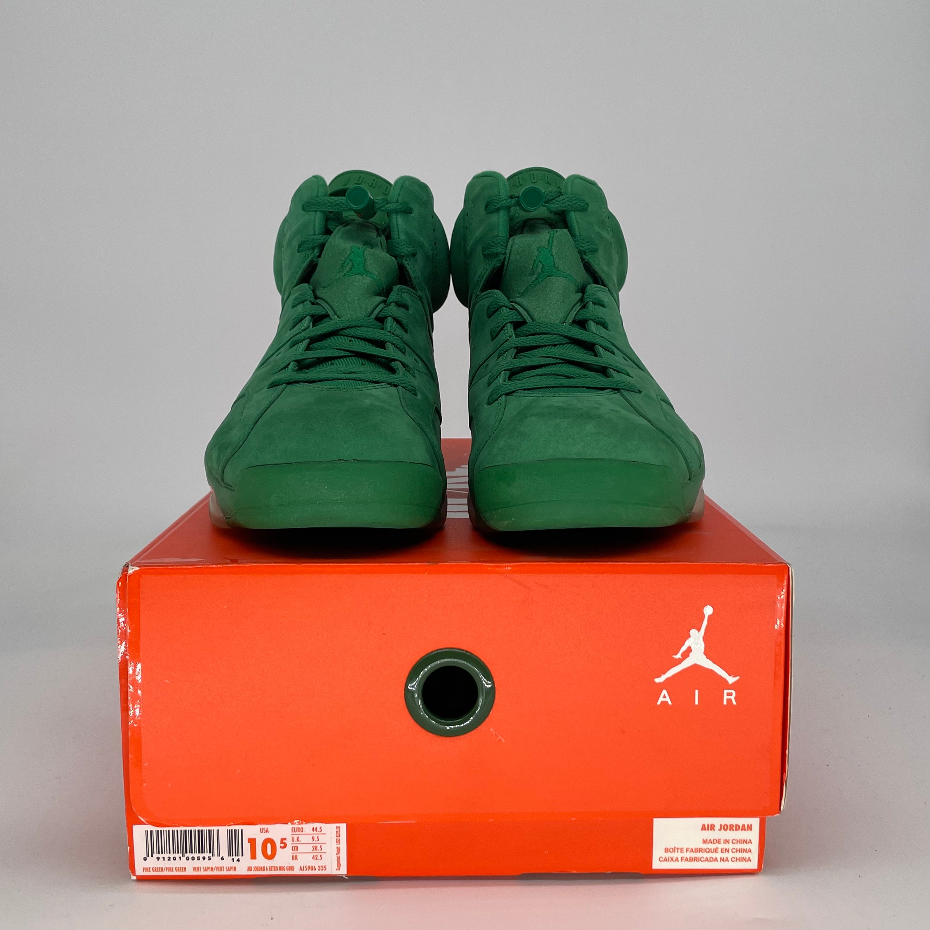 AIR JORDAN 6 GATORADE GREEN AJ5986-335 SIZE 10.5/12W