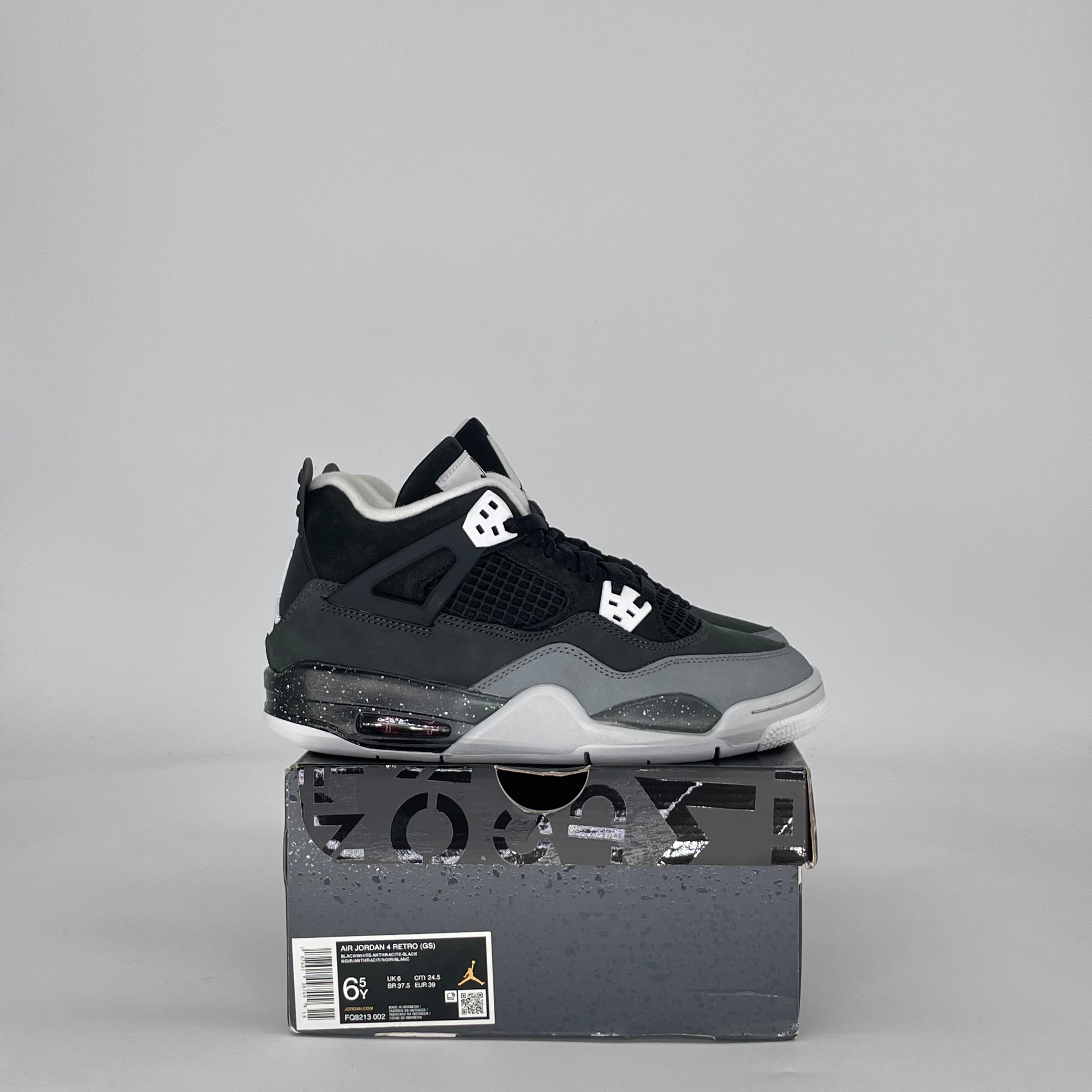 AIR JORDAN 4 FEAR FQ8213-002 SIZE 6.5/8W GS