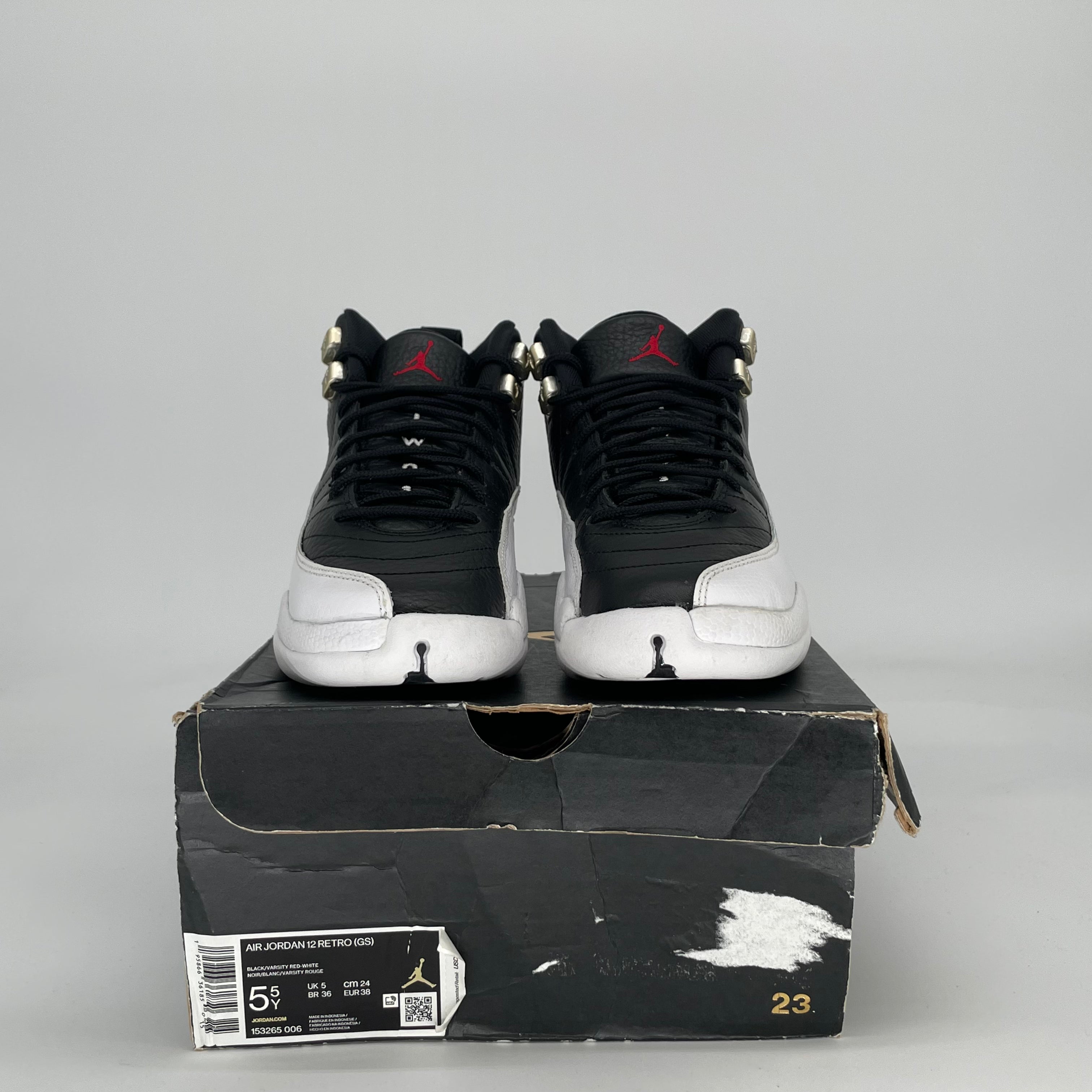 AIR JORDAN 12 PLAYOFFS 153265-006 SIZE 5.5/7W