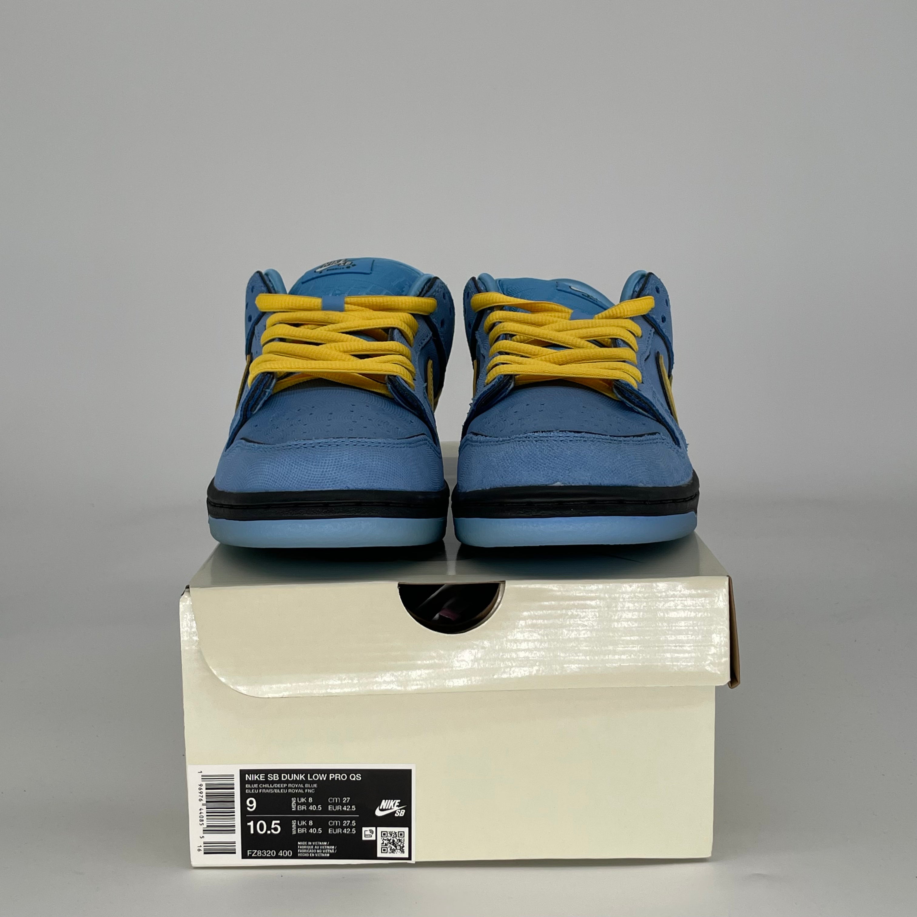 NIKE SB DUNK LOW THE POWERPUFF GIRLS BUBBLES FZ8320-400 SIZE 9/10.5W