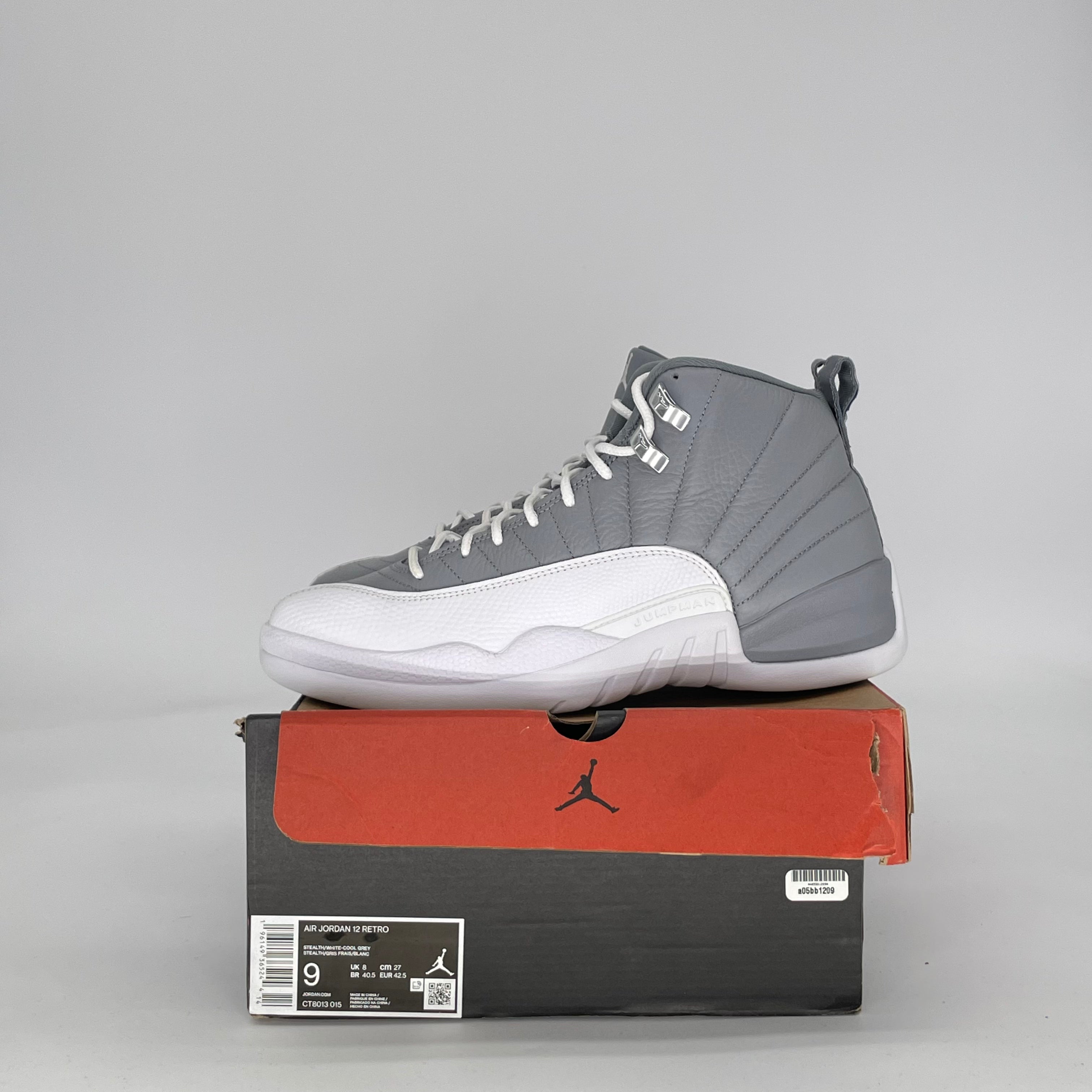 AIR JORDAN 12 STEALTH CT8013-015 SIZE 9/10.5W