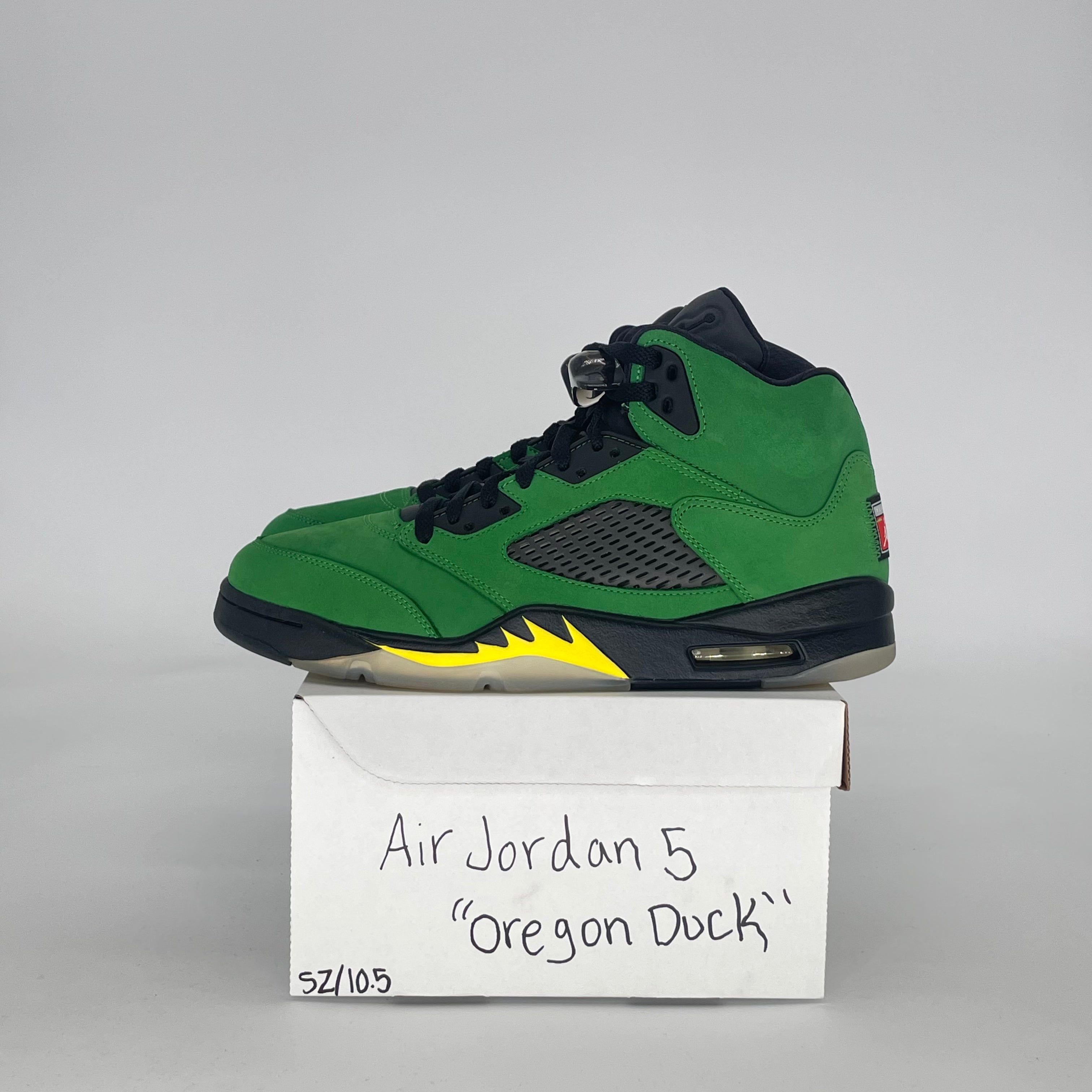AIR JORDAN 5 SE OREGON CK6631-307 SIZE 10.5/12W