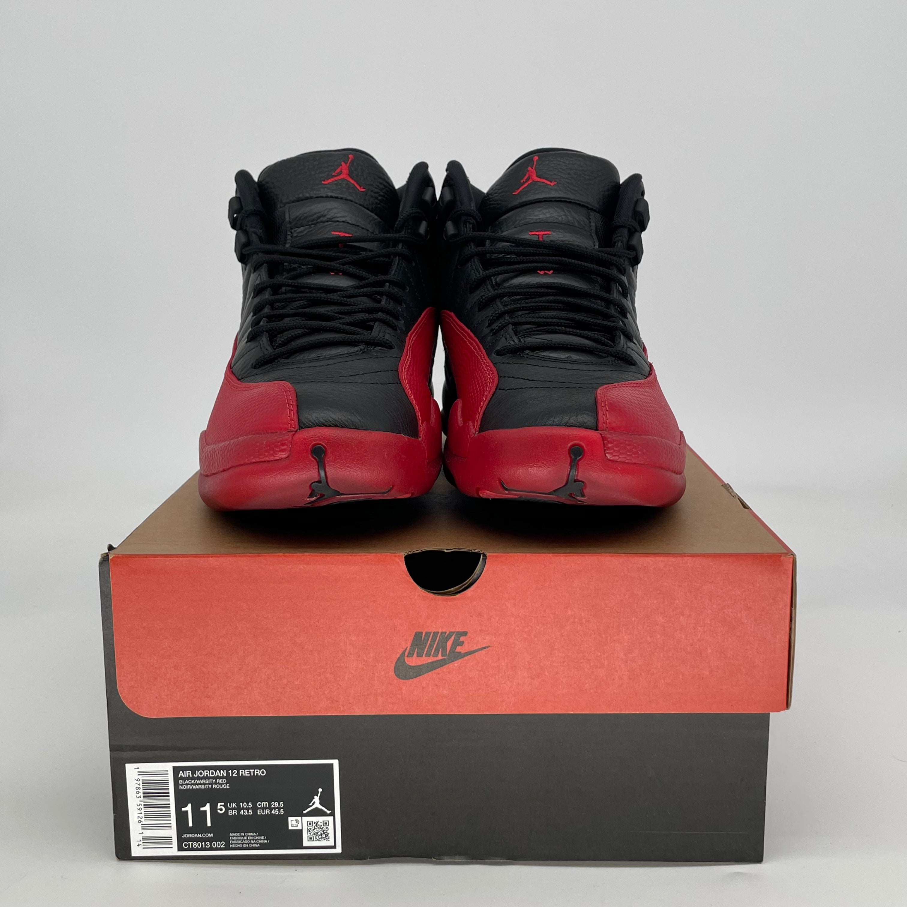 AIR JORDAN 12 FLU GAME CT8013-002 SIZE 11.5/13W