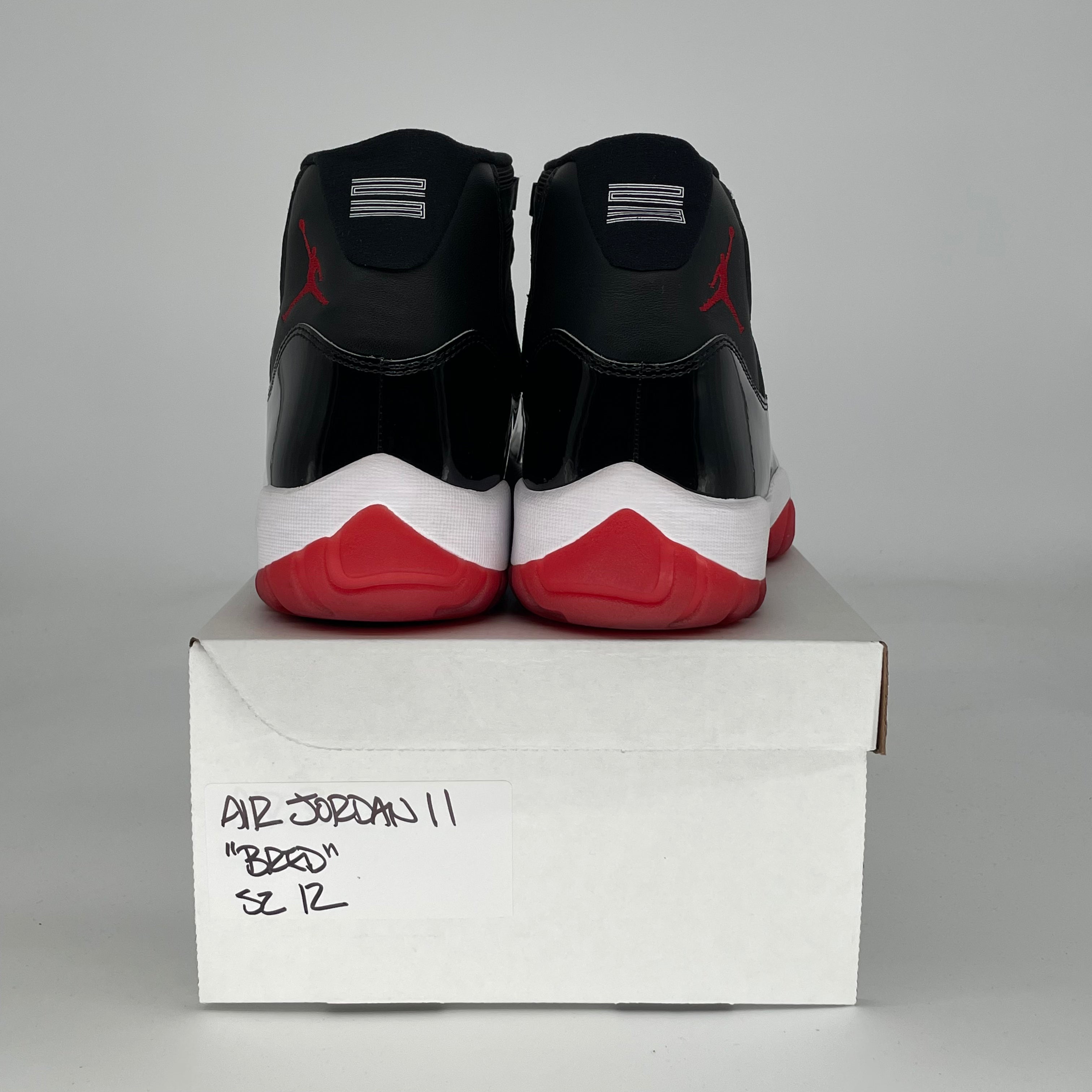 AIR JORDAN 11 BRED 378037-061 SIZE 12/13.5W