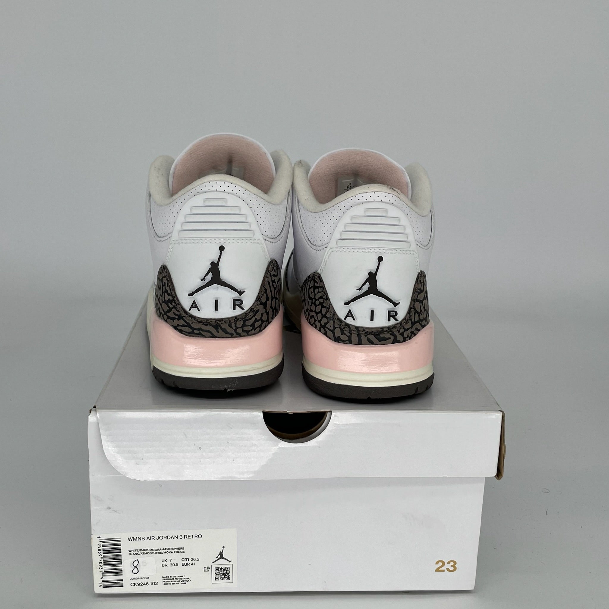 AIR JORDAN 3 NEAPOLITAN W SIZE 8 CK9246-102