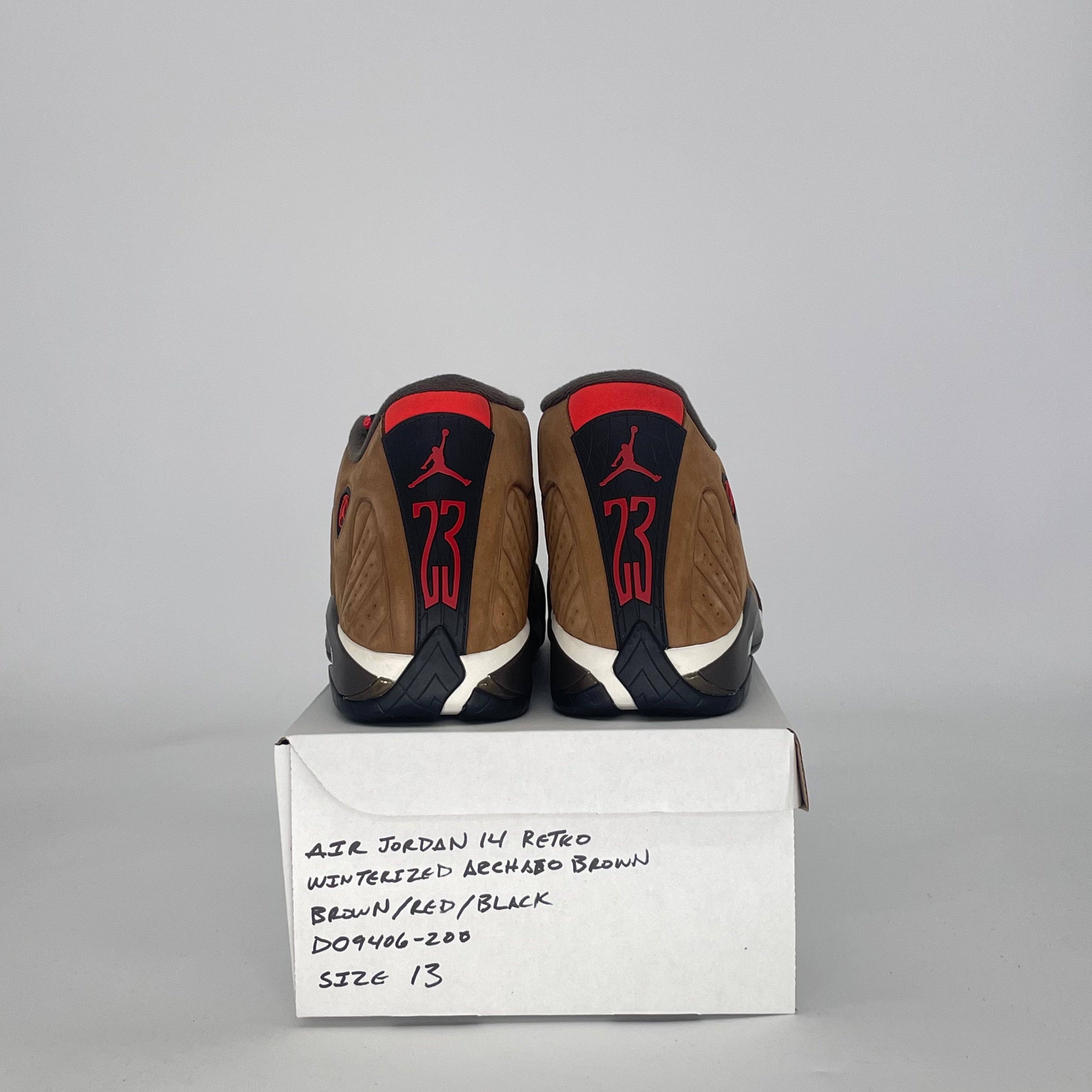 AIR JORDAN 14 WINTERIZED ARCHAEO BROWN DO9406-200 SIZE 13/14.5W