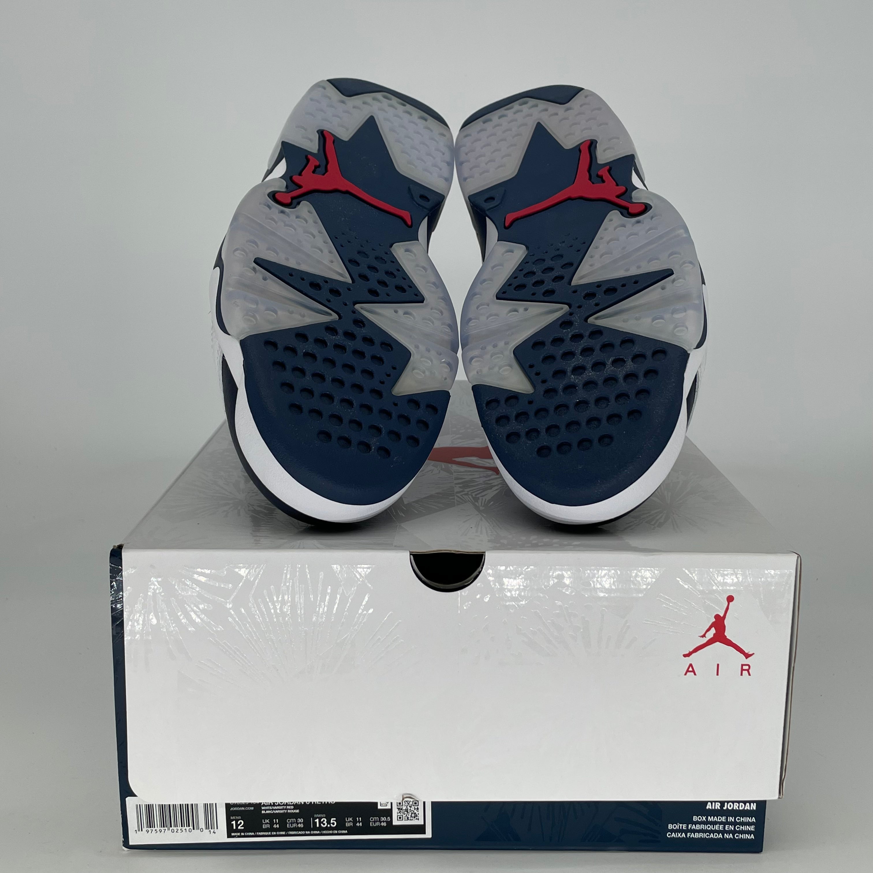 AIR JORDAN 6 OLYMPIC CT8529-164 SIZE 12/13.5W