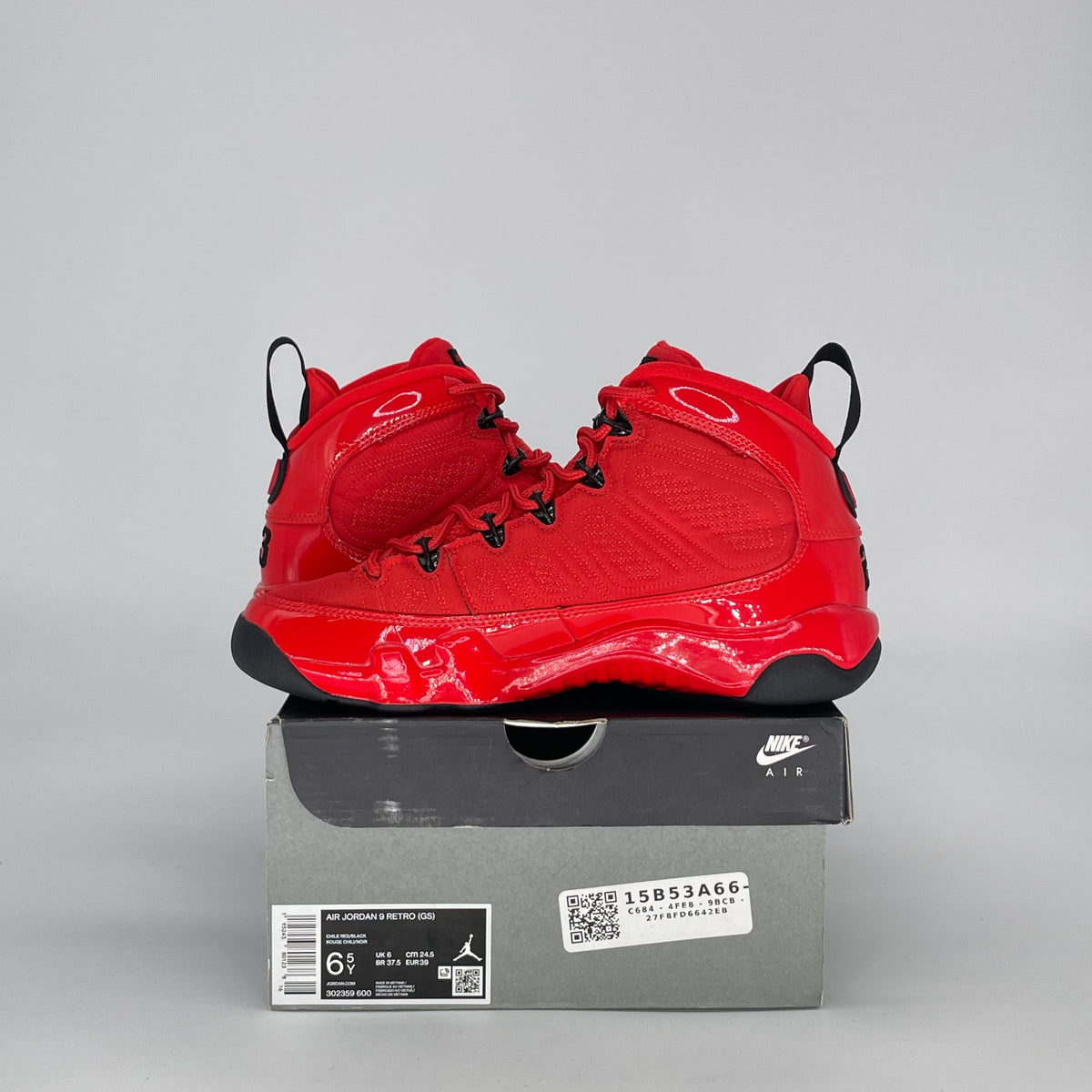 Jordan 9 Retro Chile Red (GS)