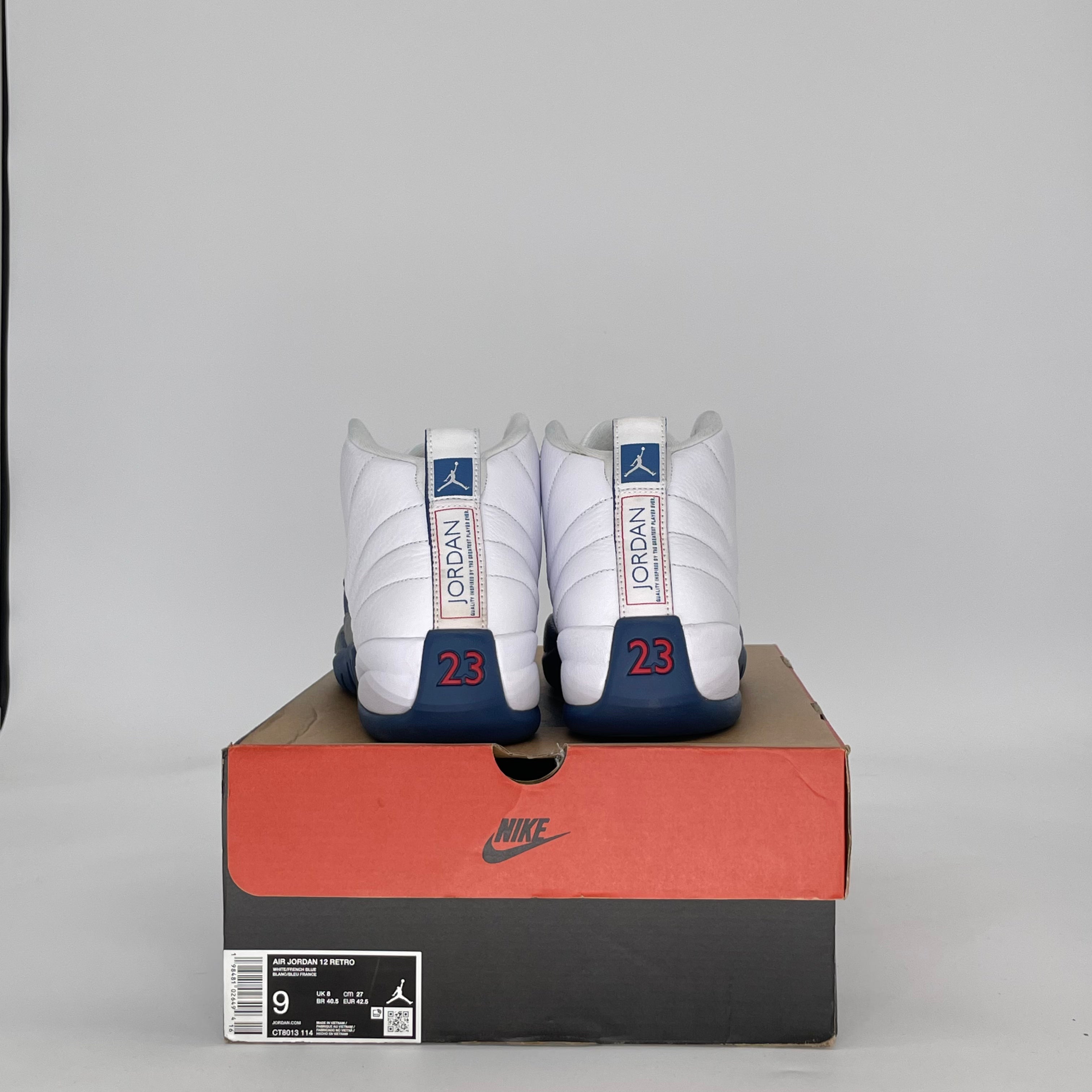 AIR JORDAN 12 FRENCH BLUE CT8013-114 SIZE 9/10.5W