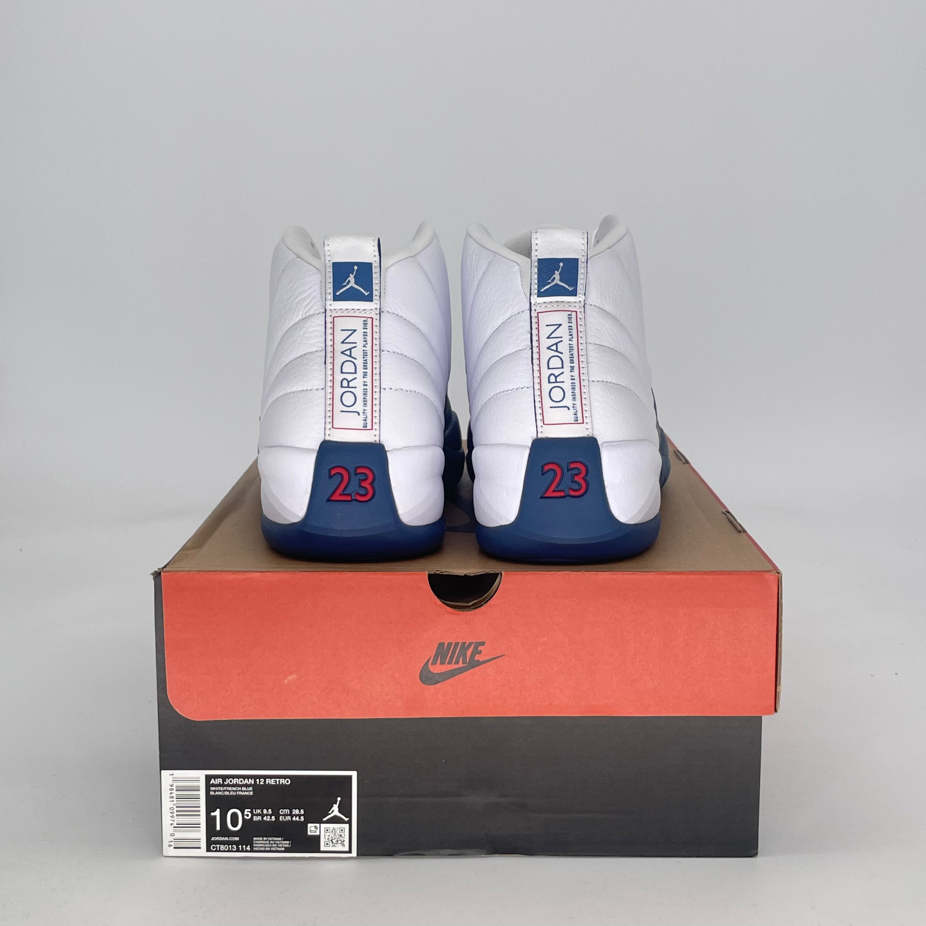 AIR JORDAN 12 FRENCH BLUE CT8013-114 SIZE 10.5/12W